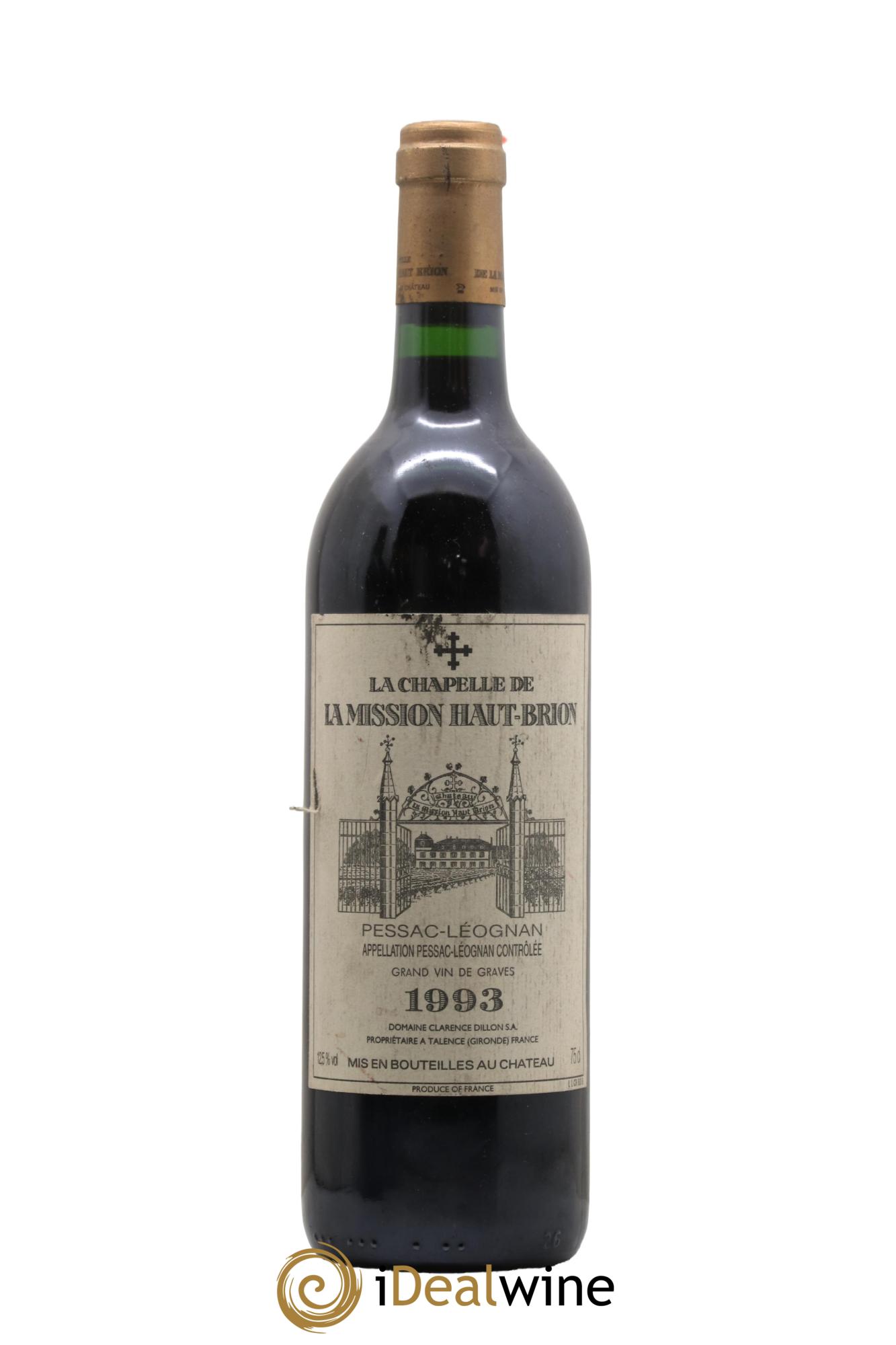 La Chapelle de La Mission Haut-Brion Second Vin 1993 - Lot de 1 bouteille - 0