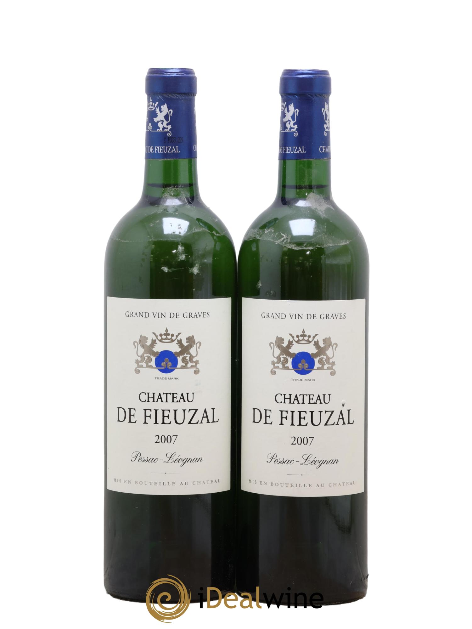 Château de Fieuzal 2007 - Lotto di 2 bottiglie - 0