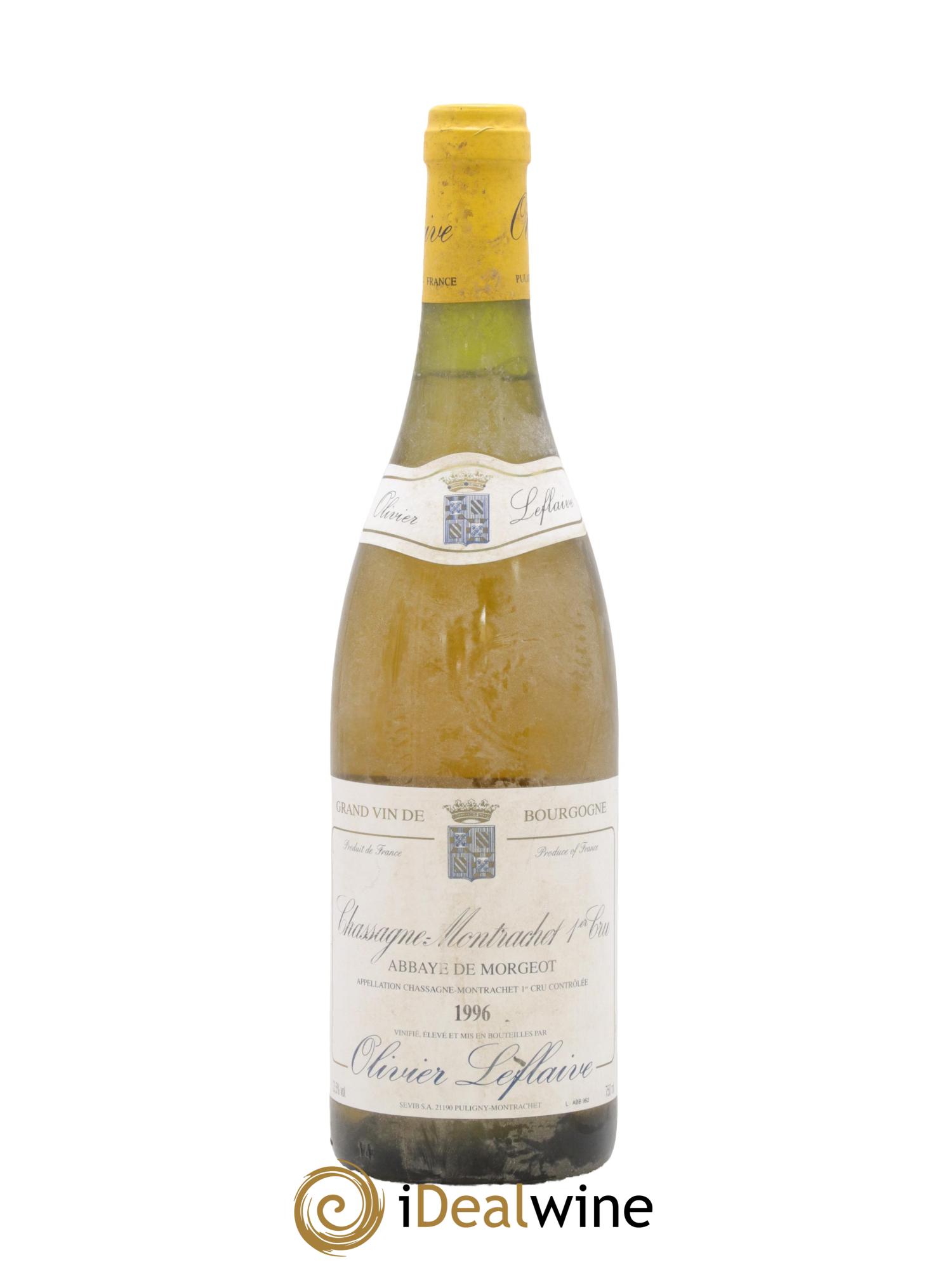 Chassagne-Montrachet 1er Cru Abbaye de Morgeot Olivier Leflaive 1996 - Lot of 1 bottle - 0
