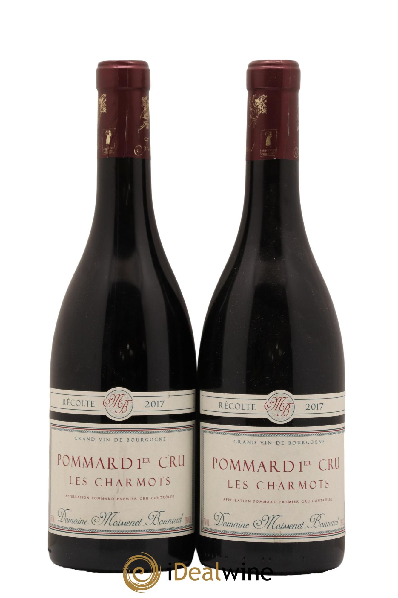 Pommard 1er Cru Les Charmots Domaine Moissenet Bonnard 2017 - Lot de 2 bouteilles - 0