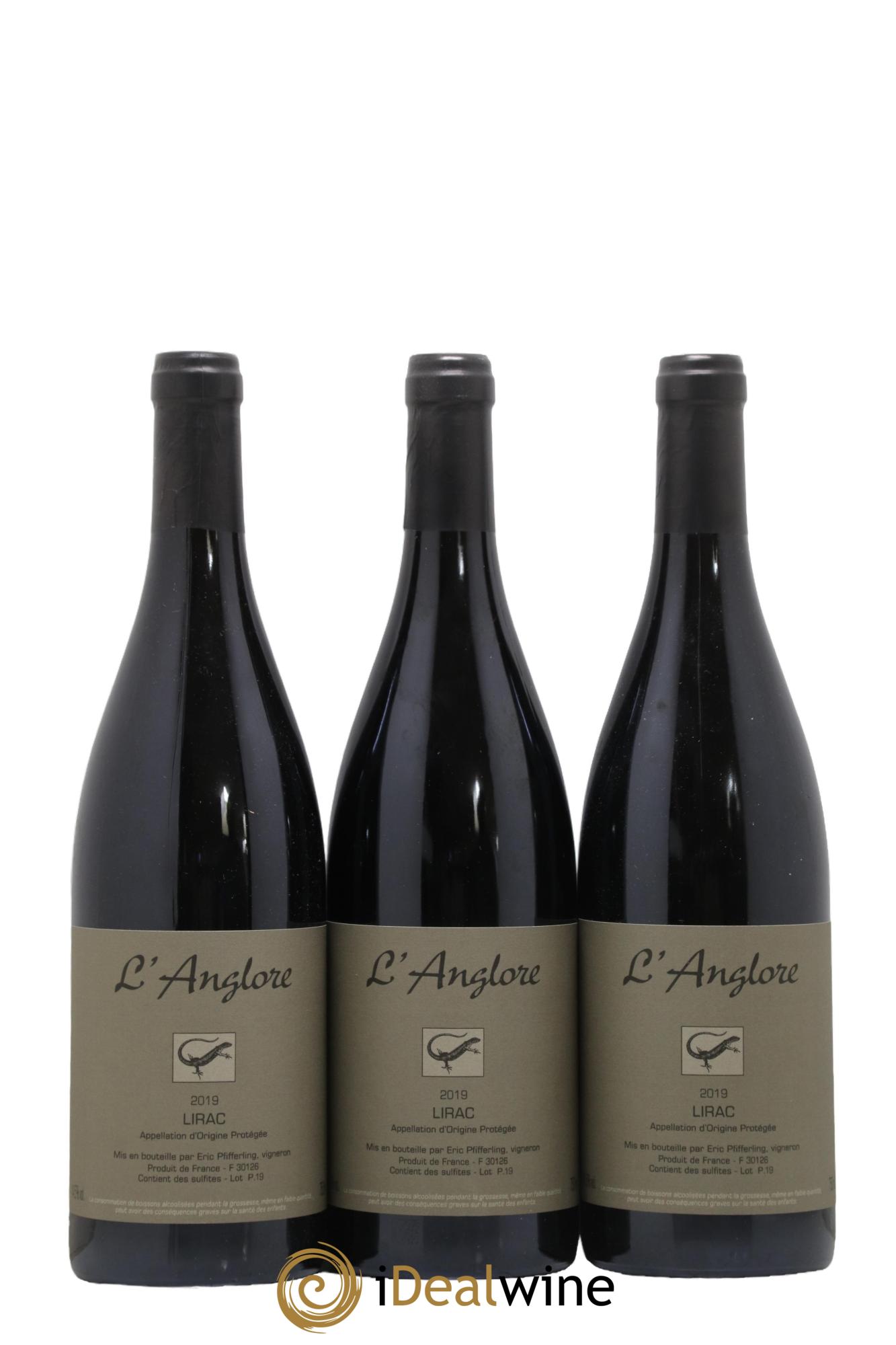 Lirac L'Anglore 2019 - Lot de 6 bouteilles - 2