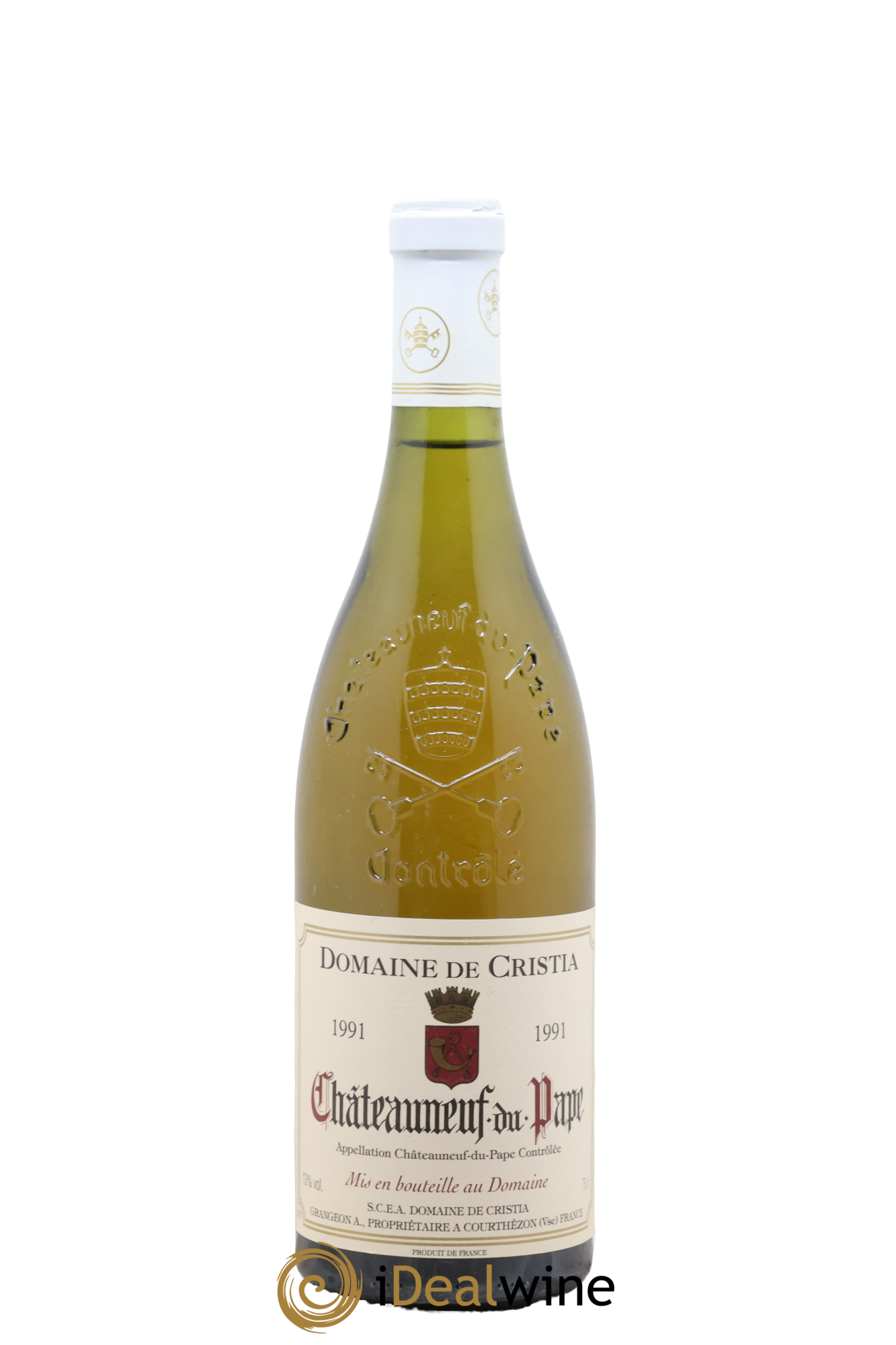 Châteauneuf-du-Pape Domaine de Cristia 1991 - Lotto di 1 bottiglia - 0