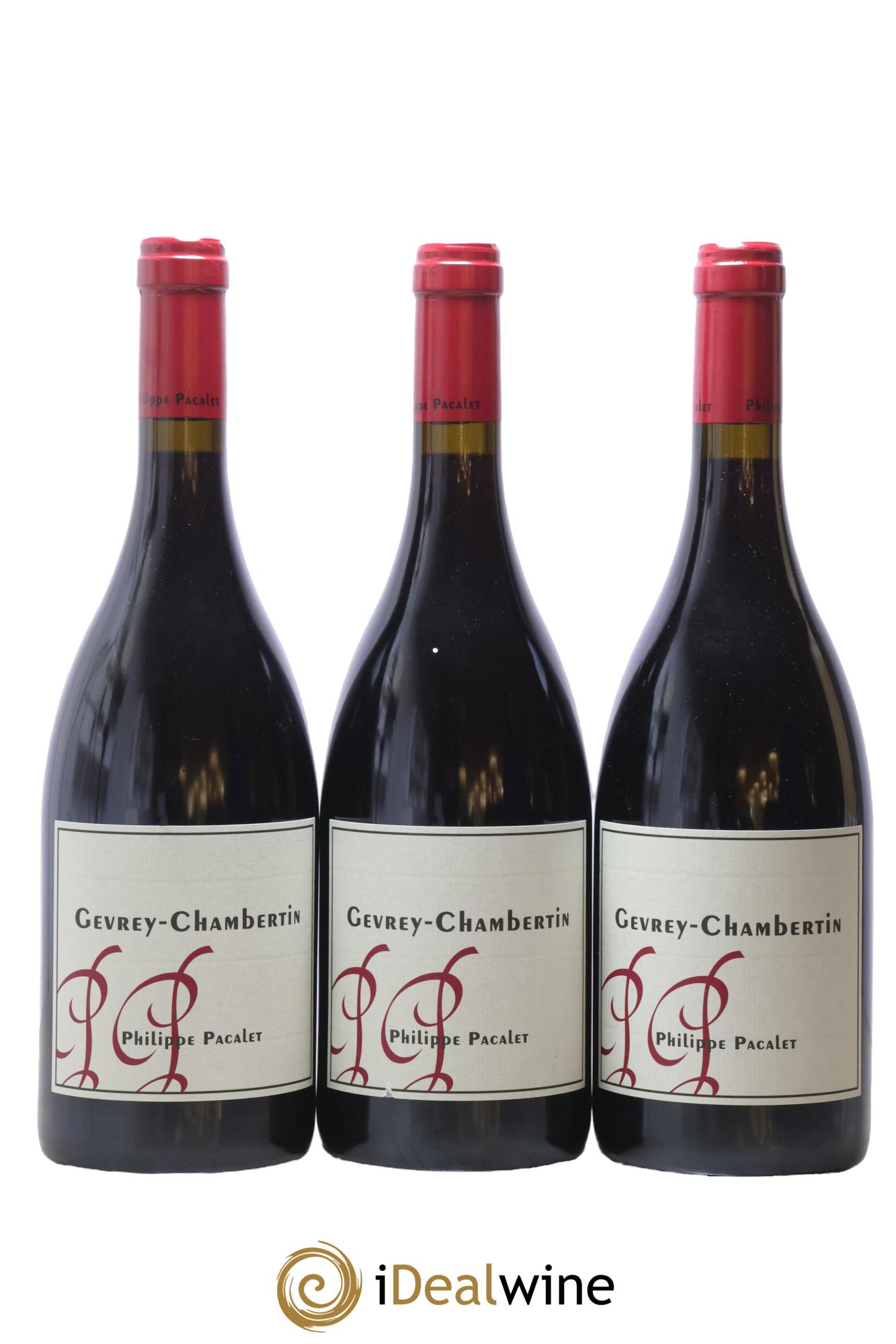 Gevrey-Chambertin Philippe Pacalet 2023 - Lotto di 3 bottiglie - 0