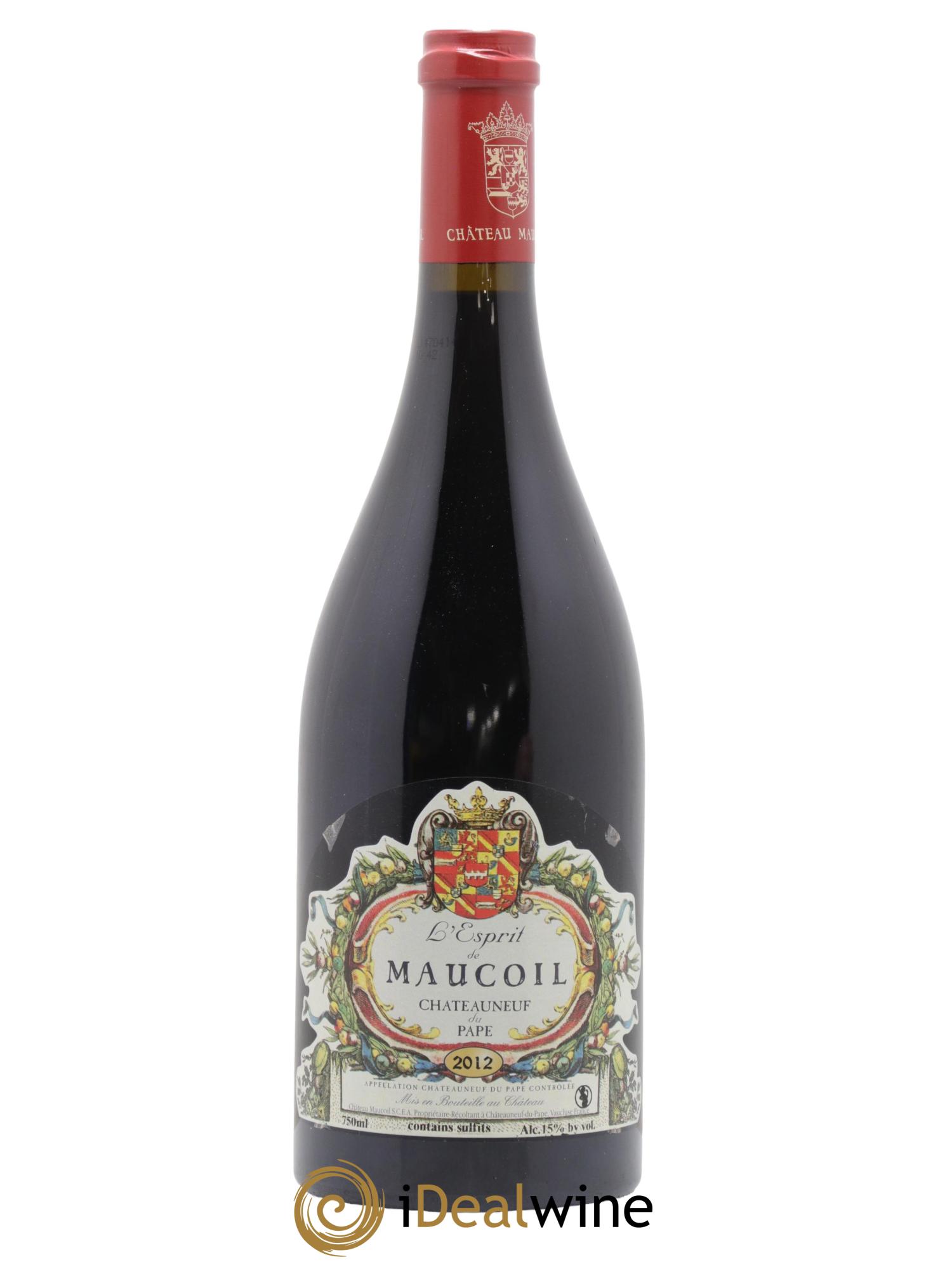 Châteauneuf-du-Pape Esprit de Maucoil Château Maucoil 2012 - Lot de 1 bouteille - 0