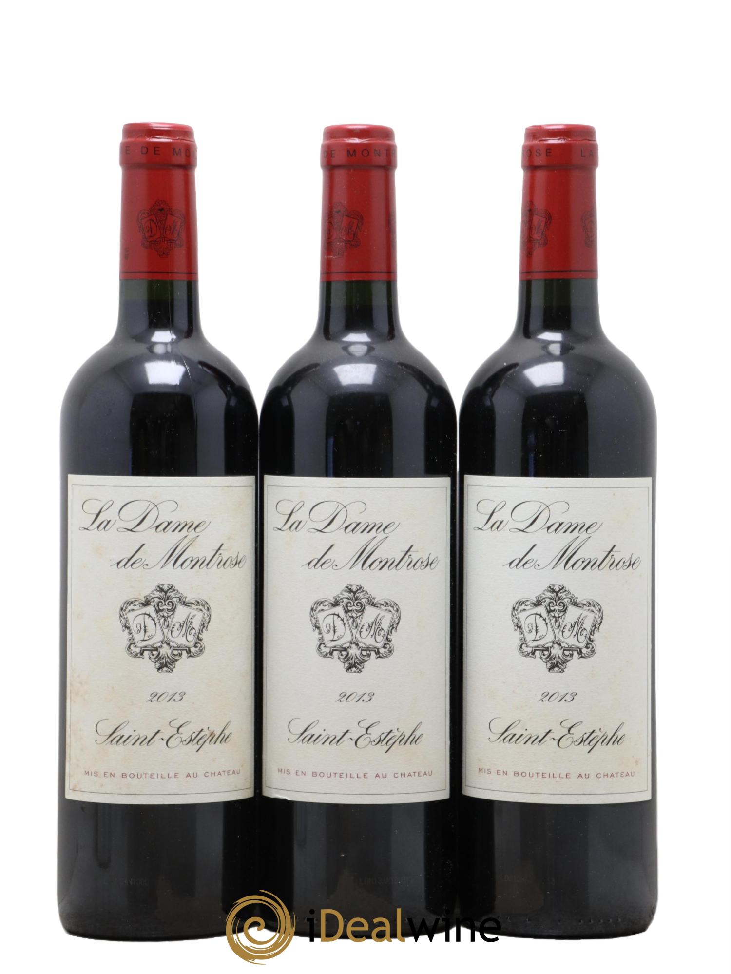 La Dame de Montrose Second Vin 2013 - Lot de 3 bouteilles - 0