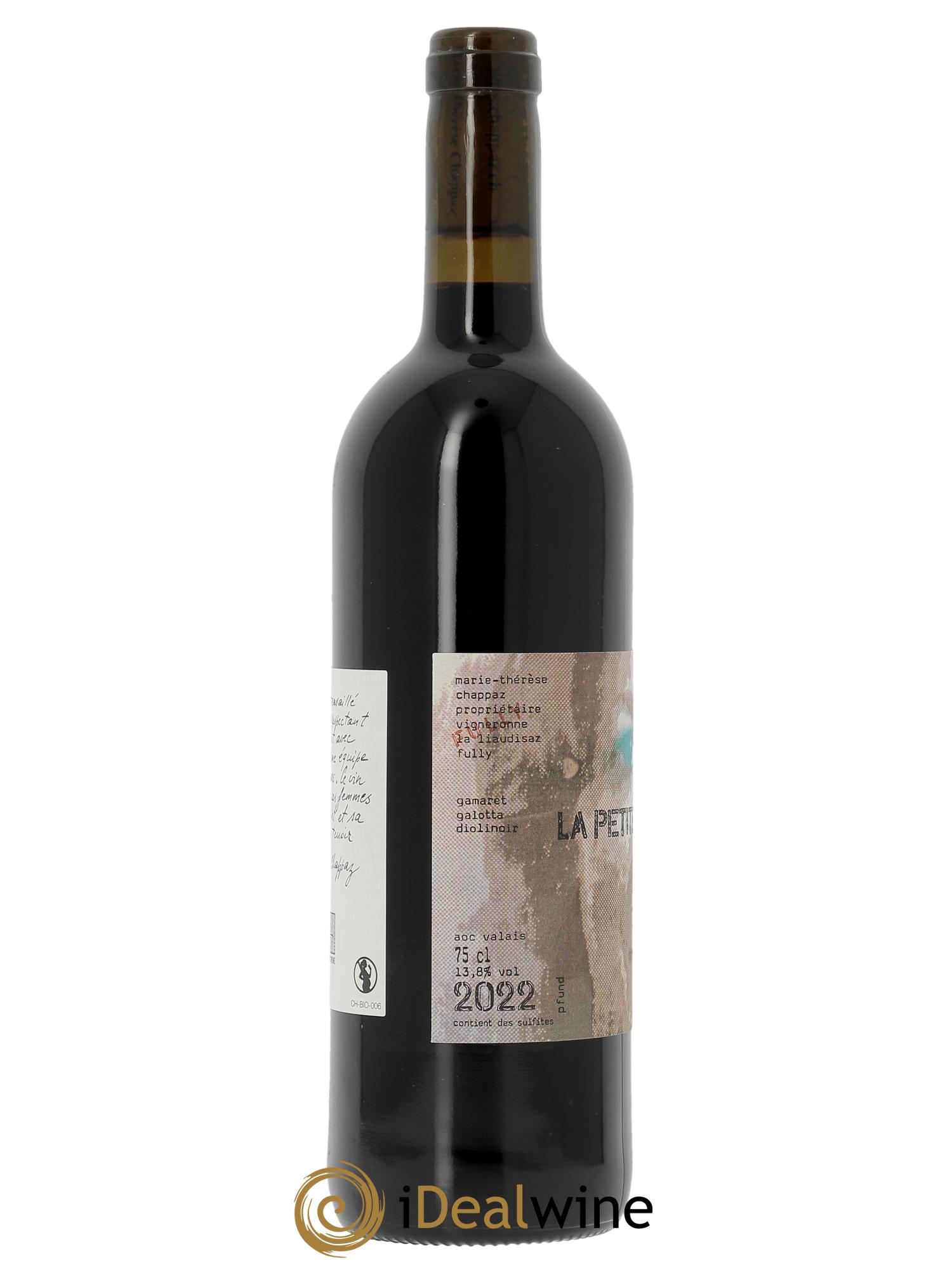 Valais Fully La Petite Grange Marie-Thérèse Chappaz  2022 - Lot de 1 bouteille - 1