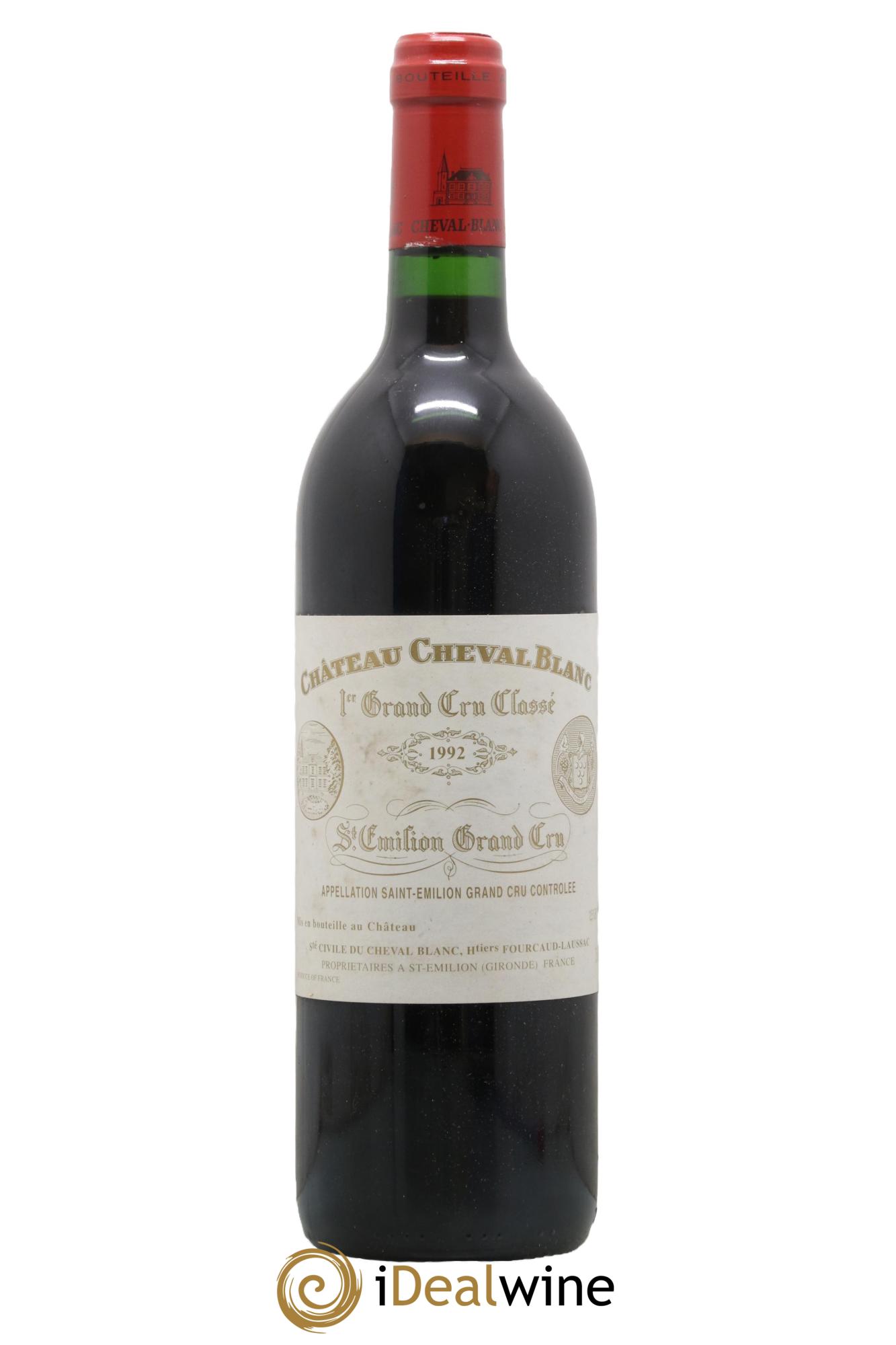 Château Cheval Blanc 1er Grand Cru Classé A 1992 - Lot de 1 bouteille - 0