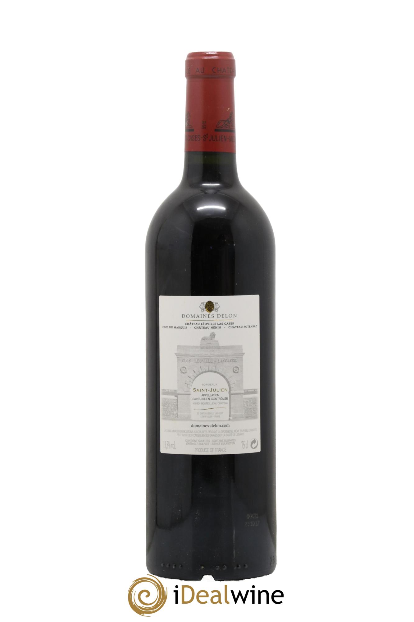 Château Léoville Las Cases 2ème Grand Cru Classé 2015 - Lot de 1 bouteille - 1
