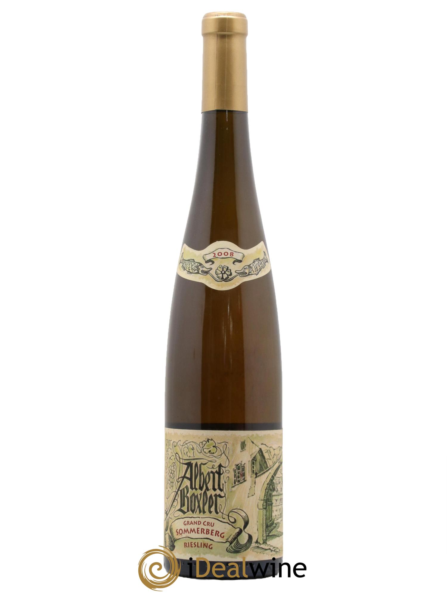 Alsace Riesling Grand Cru Sommerberg Albert Boxler 2008 - Lot de 1 bouteille - 0