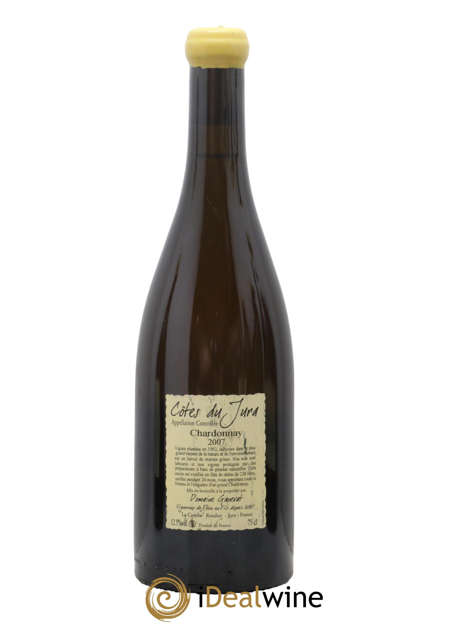 Côtes du Jura Les Chalasses Vieilles Vignes Jean-François Ganevat (Domaine) 2007 - Lot de 1 bouteille - 1