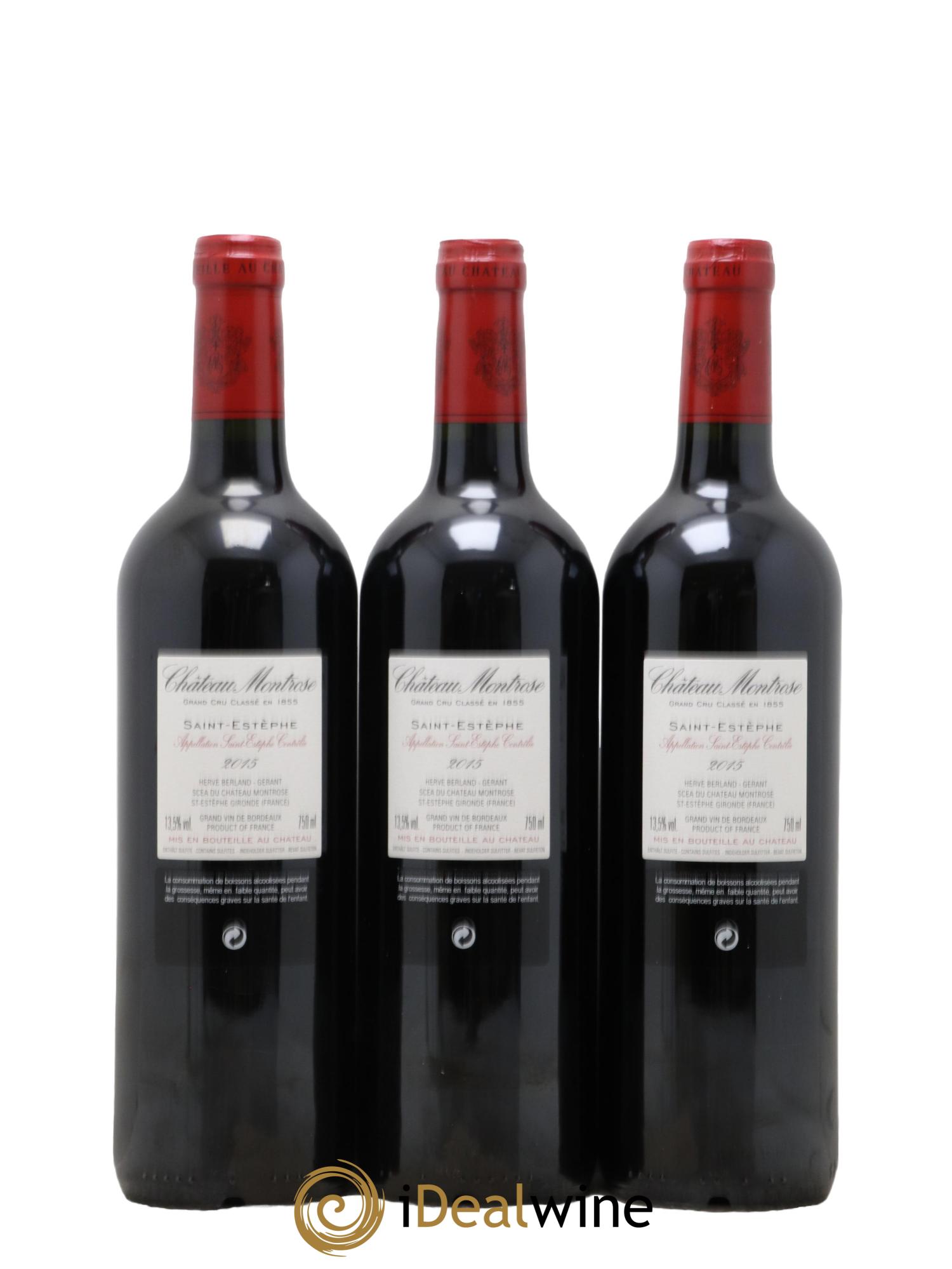 Château Montrose 2ème Grand Cru Classé 2015 - Lot de 6 bouteilles - 4