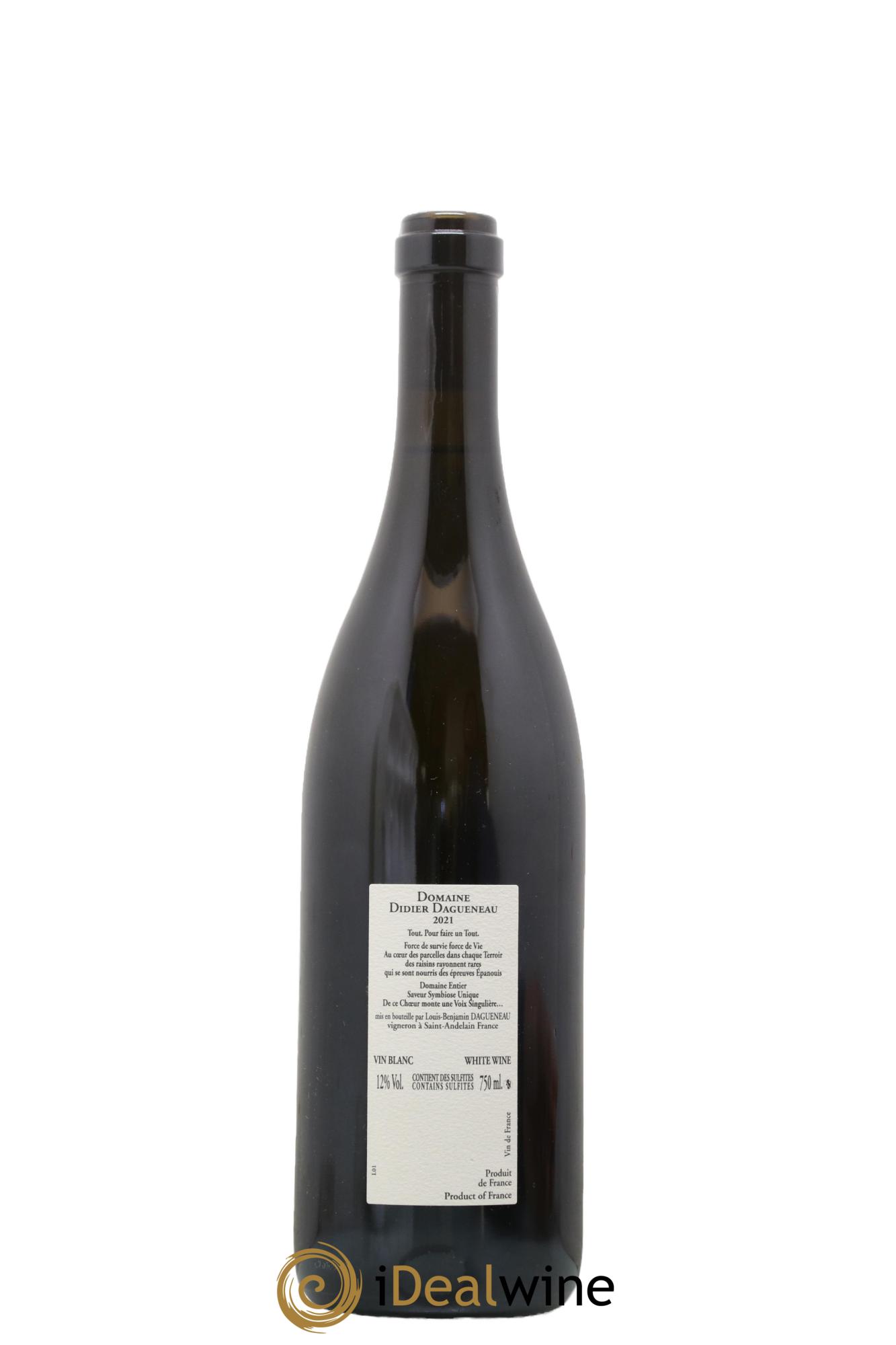 Vin de France XXI Dagueneau (Domaine Didier - Louis-Benjamin) 2021 - Posten von 1 Flasche - 1