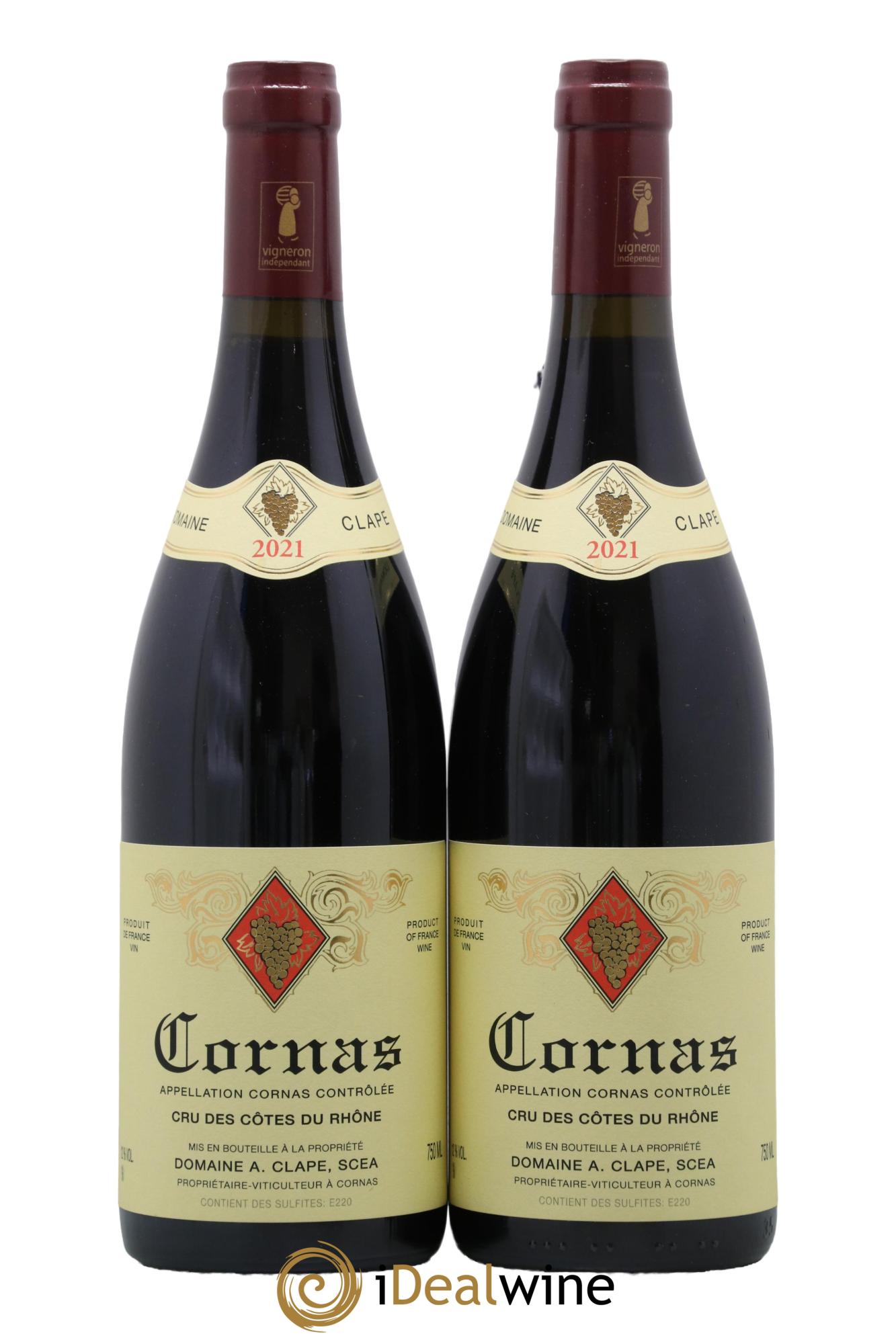 Cornas Auguste Clape 2021 - Lot of 2 bottles - 0
