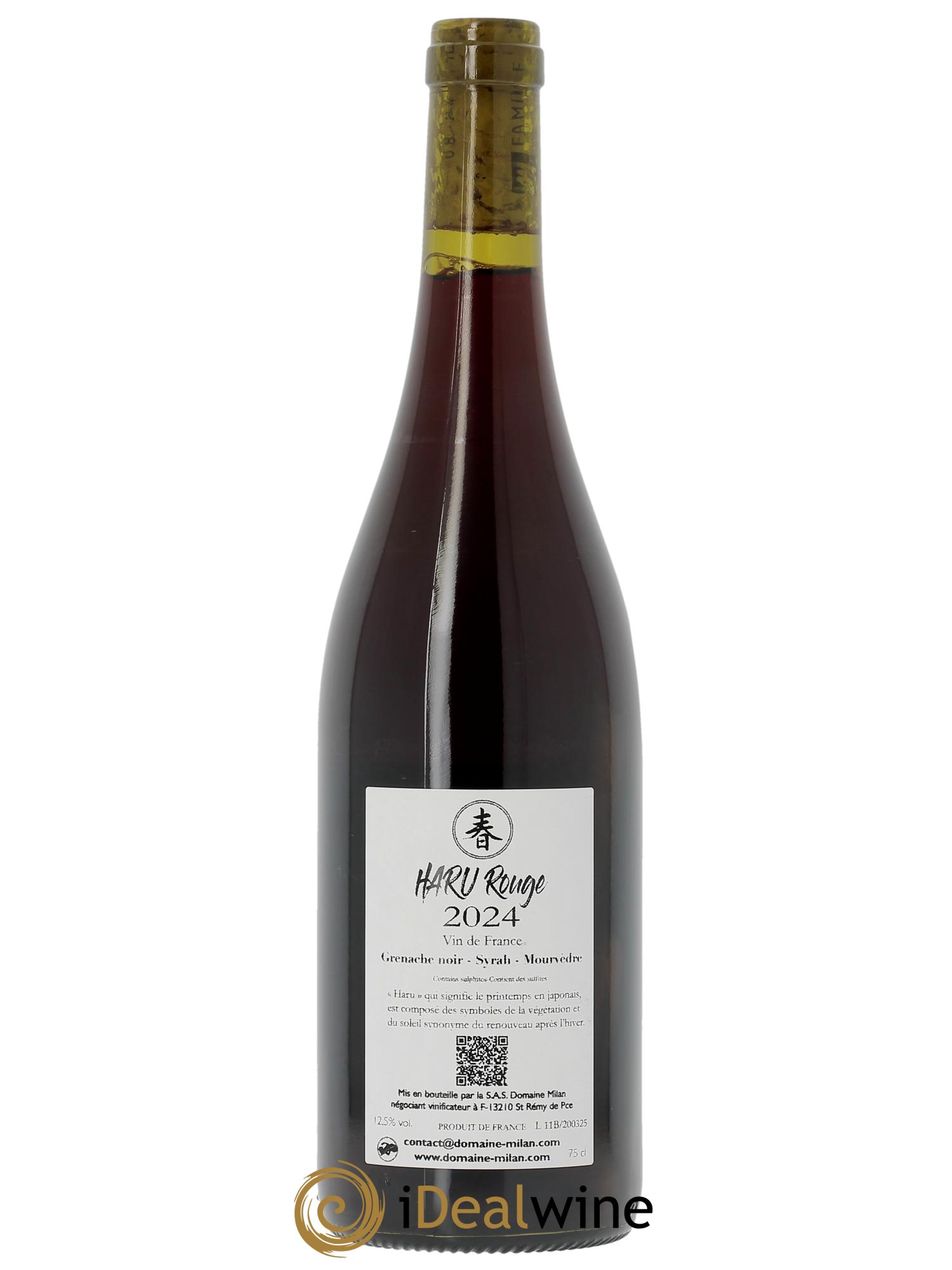 Vin de France Théophile Milan Haru Henri Milan  2024 - Posten von 1 Flasche - 1