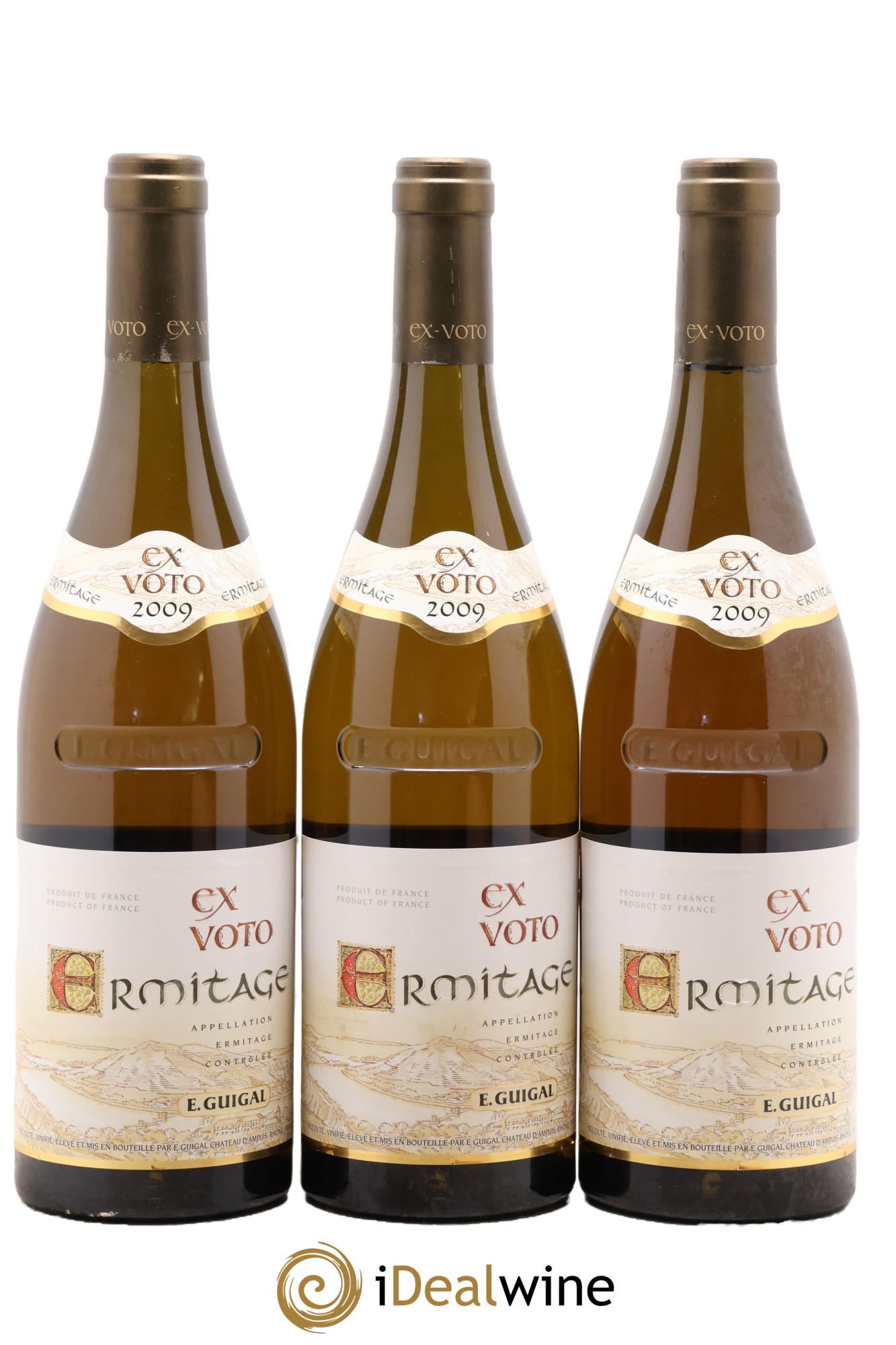 Ermitage Ex Voto Guigal 2009 - Lot de 3 bouteilles - 0