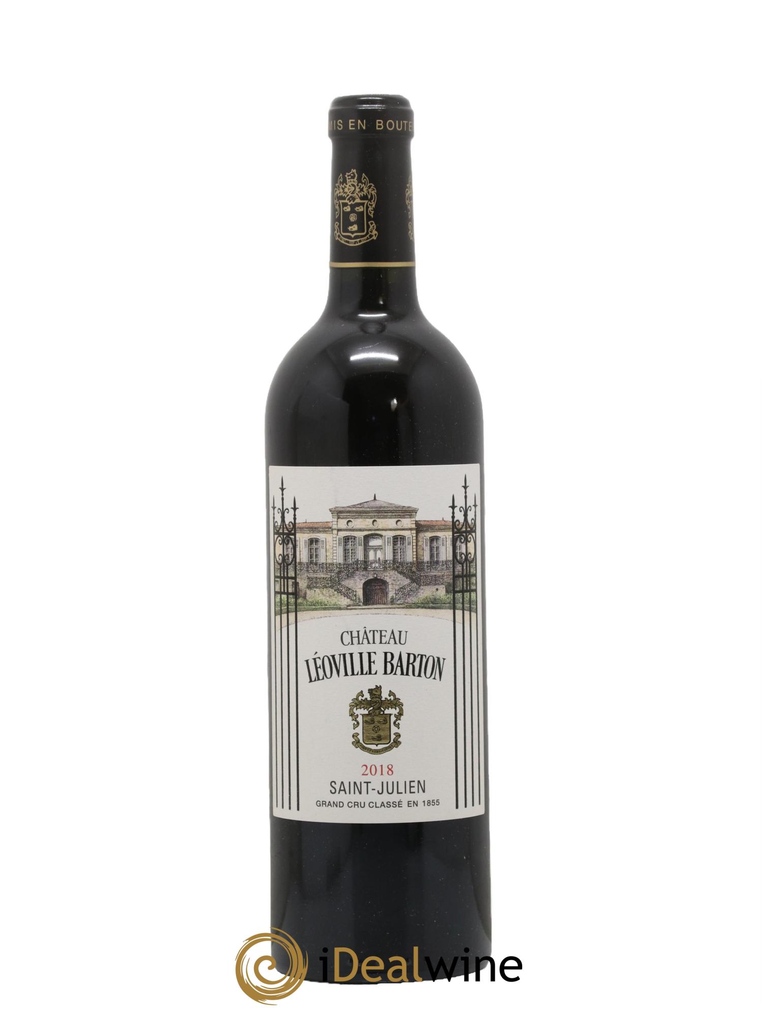 Château Léoville Barton 2ème Grand Cru Classé 2018 - Lot de 1 bouteille - 0