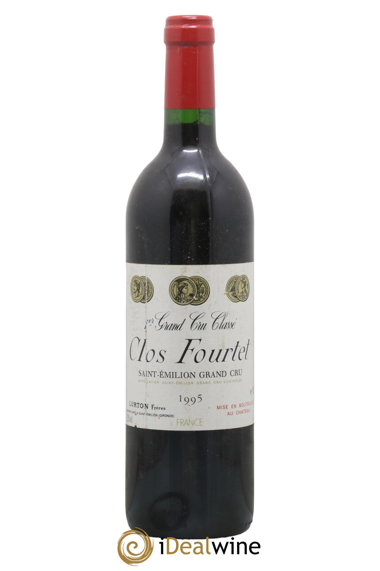 Clos Fourtet 1er Grand Cru Classé B 1995 - Lot de 1 bouteille - 0