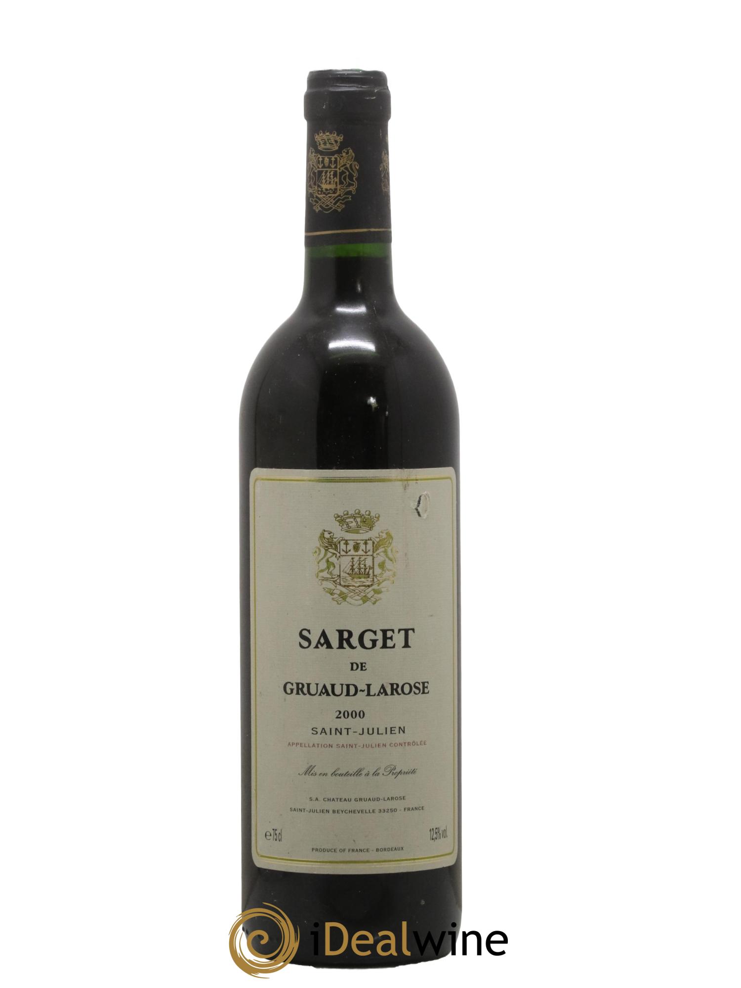 Sarget de Gruaud Larose Second Vin 2000 - Lot de 1 bouteille - 0