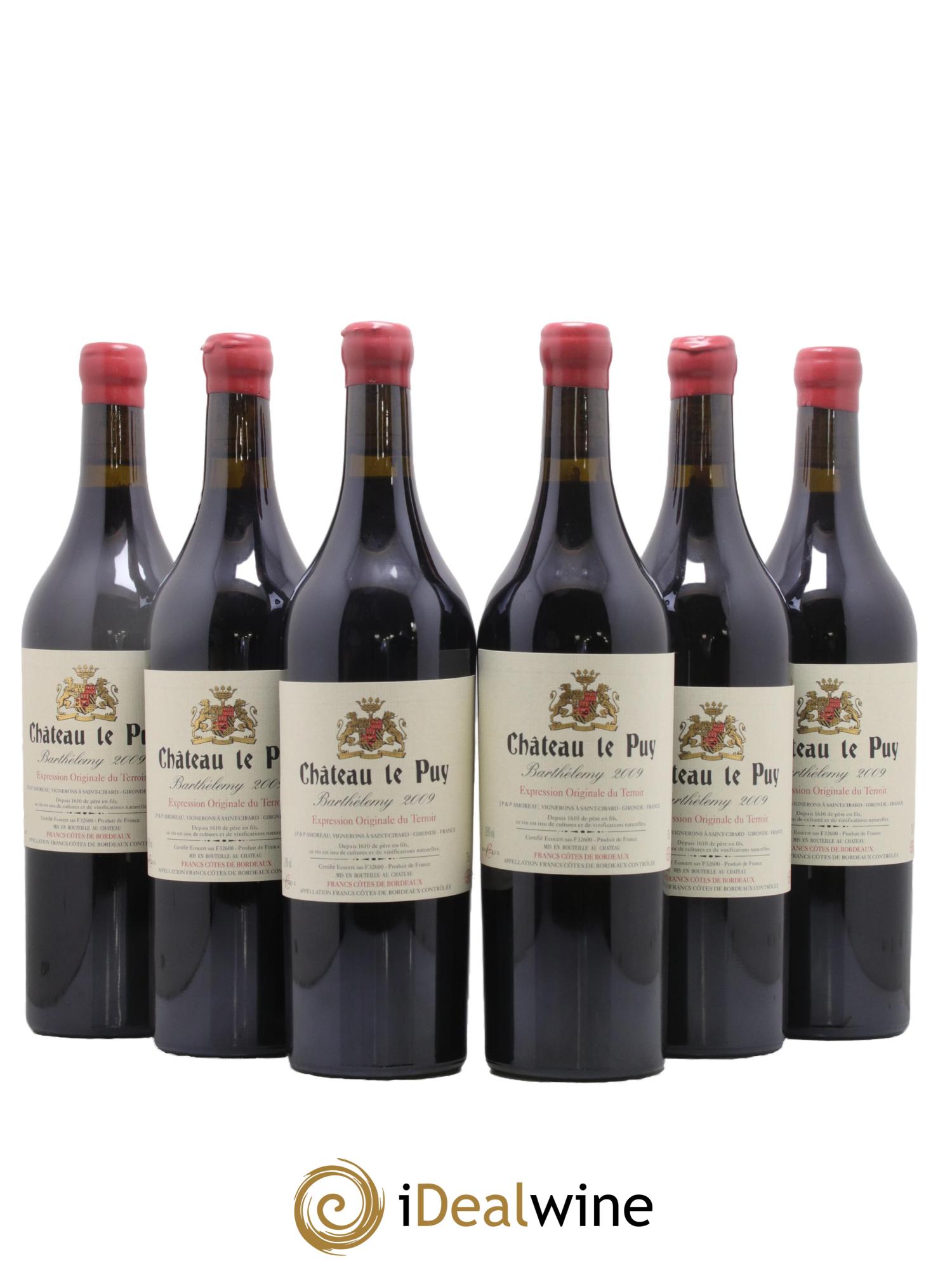 Le Puy - Cuvée Barthélemy 2009 - Lotto di 6 bottiglie - 0