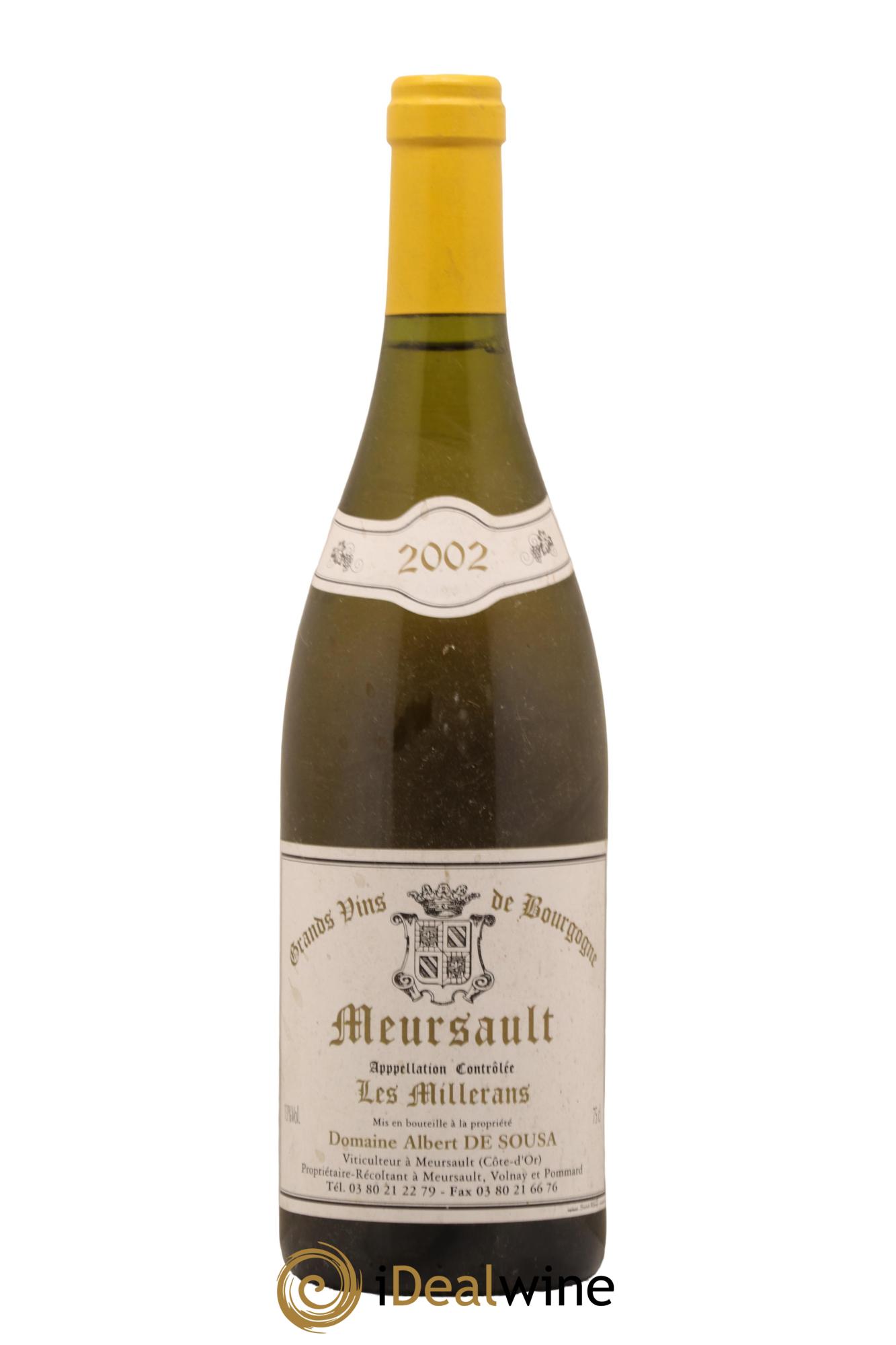 Meursault Les Millerans De Sousa 2002 - Lot de 1 bouteille - 0