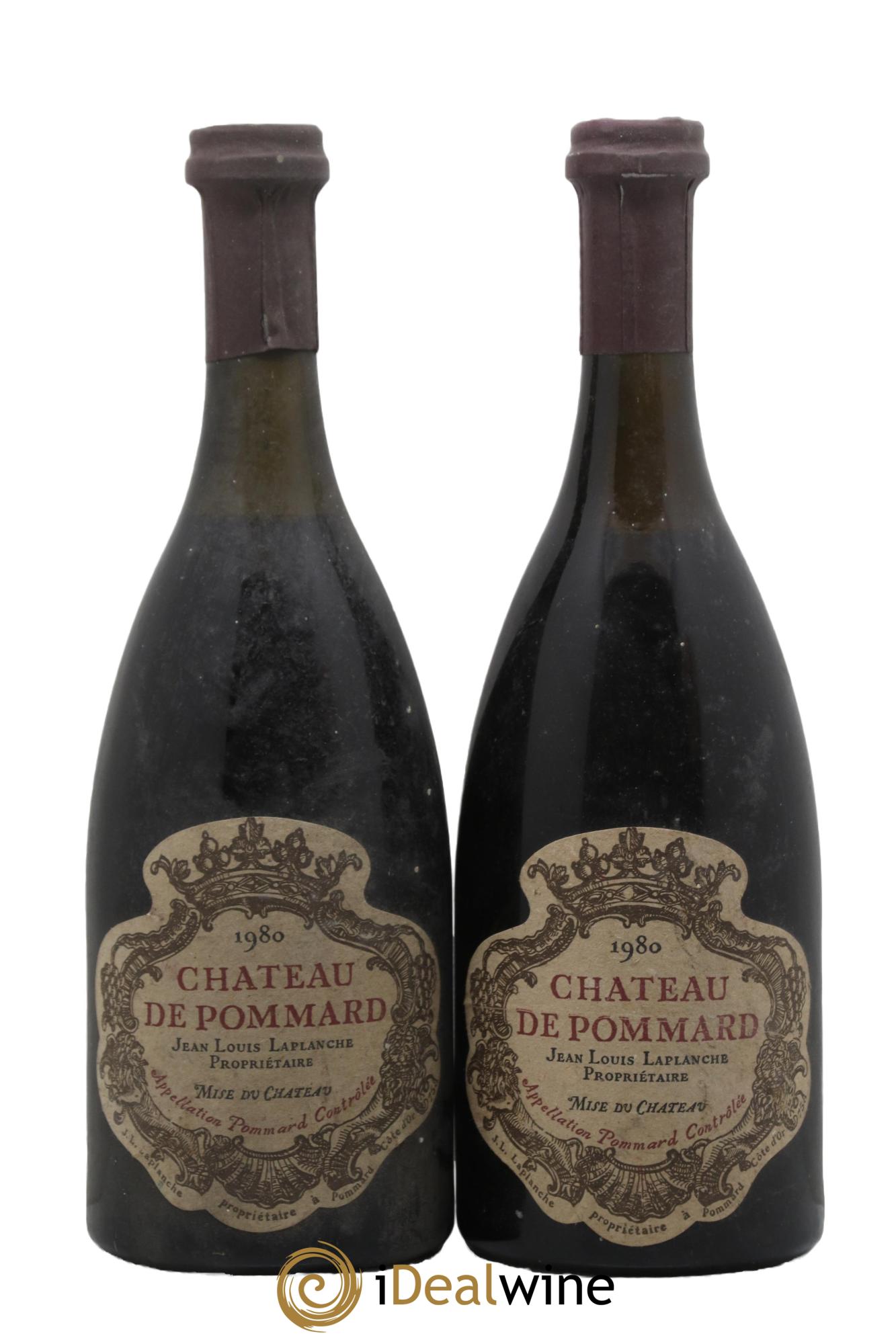 Pommard Château de Pommard 1980 - Lotto di 2 bottiglie - 0