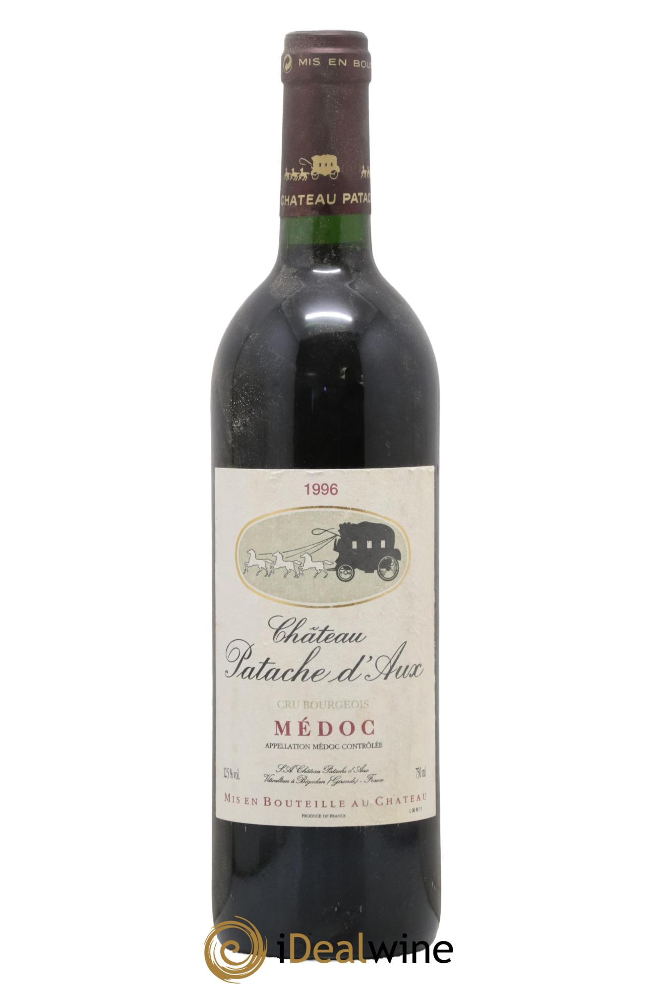 Château Patache d'Aux Cru Bourgeois 1996 - Lot of 1 bottle - 0