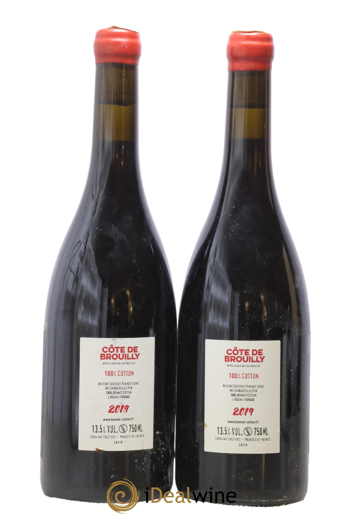 Côte de Brouilly Bonnet-Cotton (Domaine) 2019 - Lotto di 2 bottiglie - 1