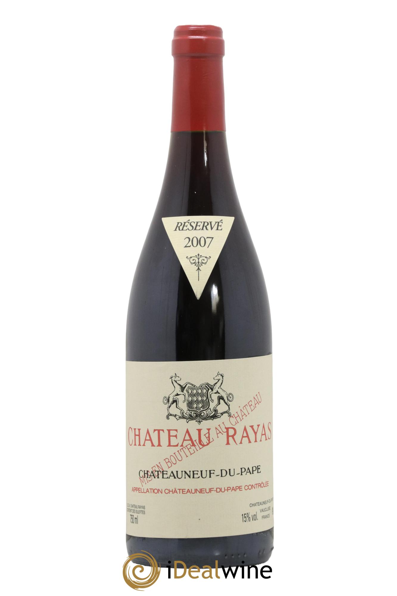 Châteauneuf-du-Pape Château Rayas Emmanuel Reynaud 2007 - Lot de 1 bouteille - 0