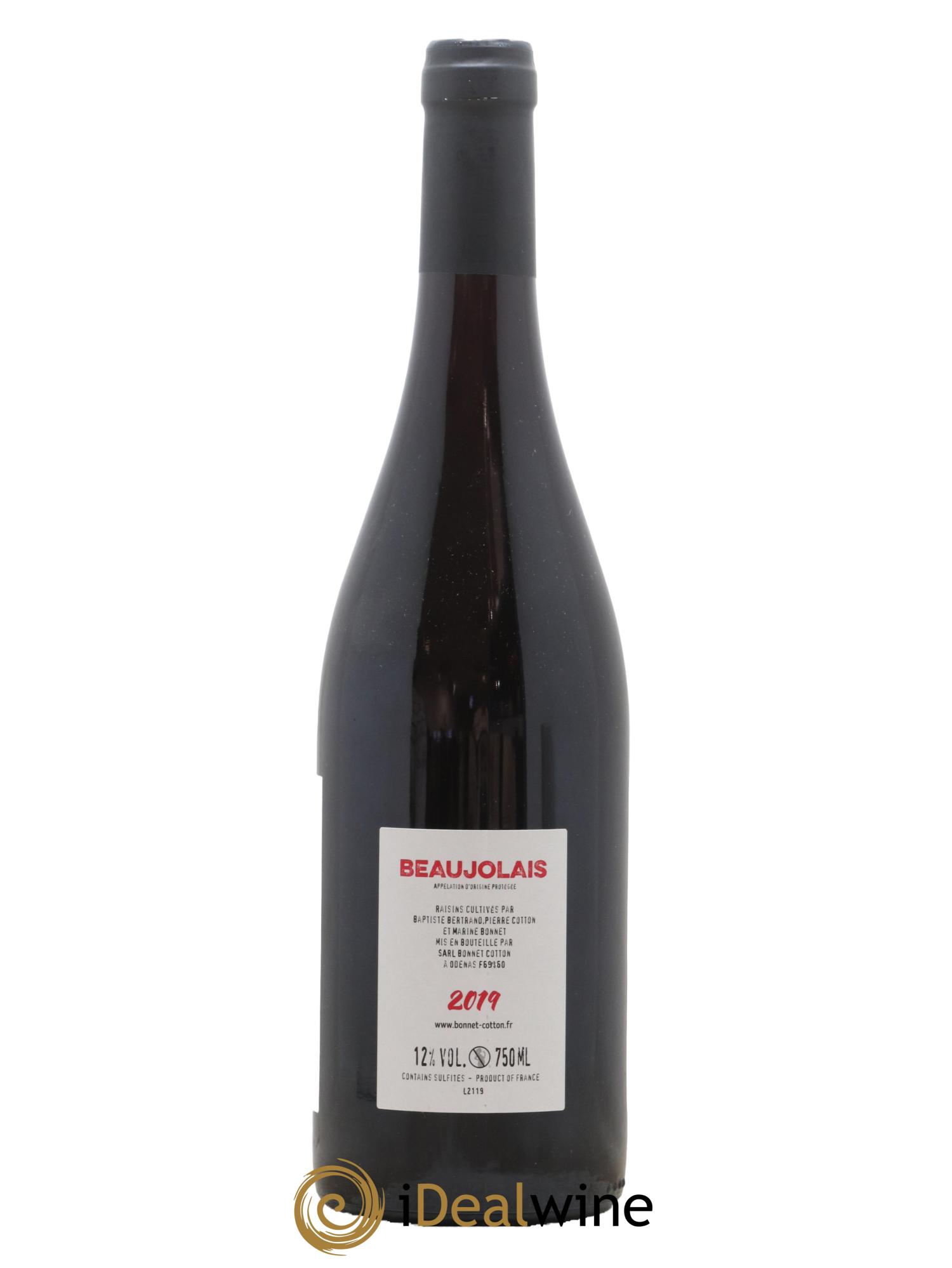 Beaujolais Bonnet-Cotton (Domaine)  2019 - Lot de 1 bouteille - 1