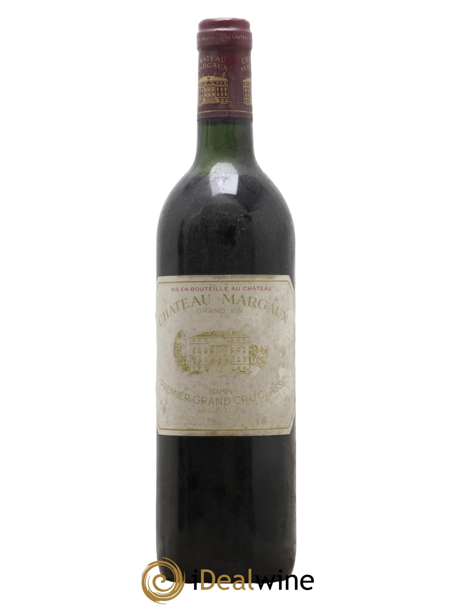 Château Margaux 1er Grand Cru Classé 1988 - Lot de 1 bouteille - 0