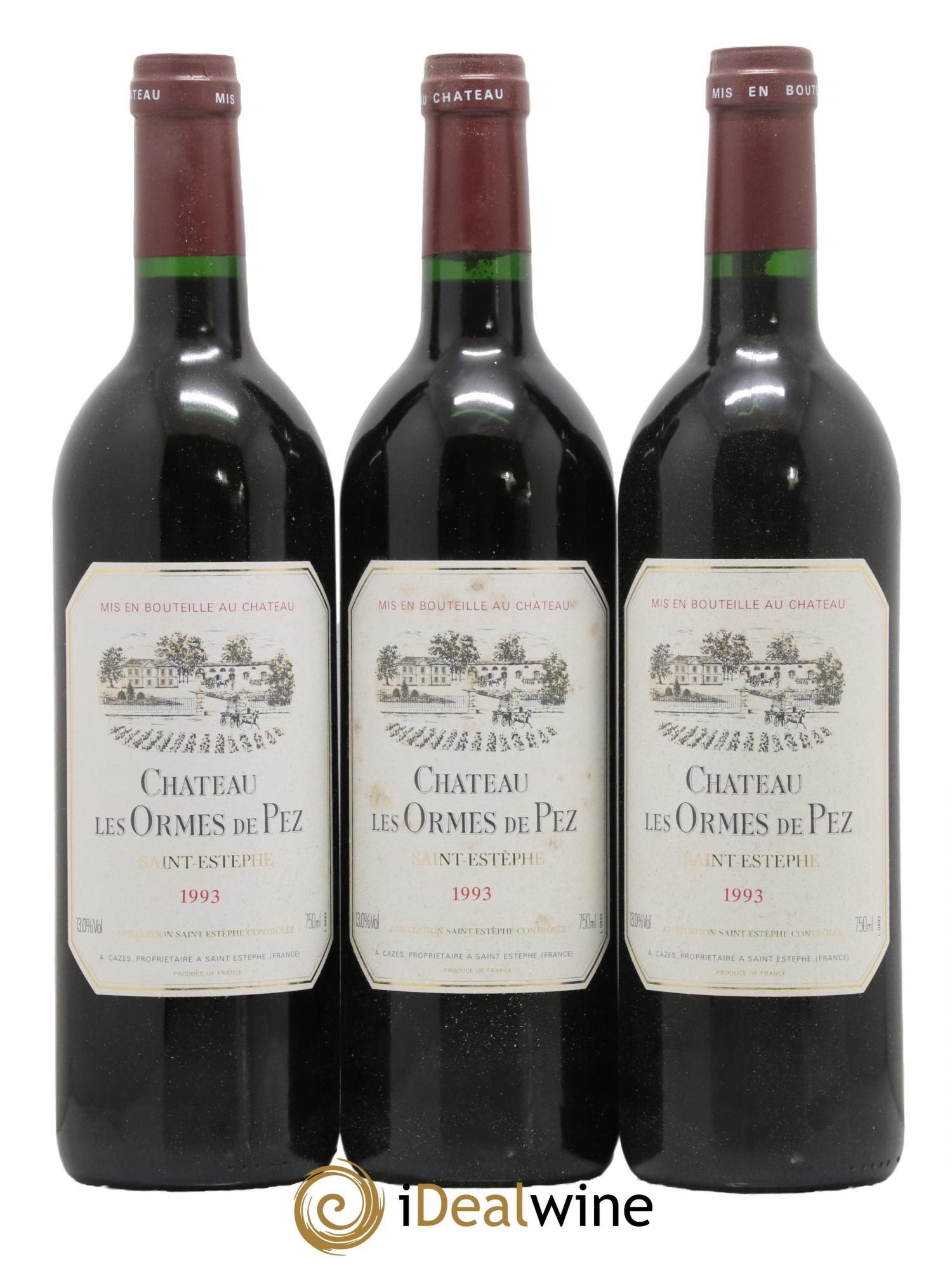 Château les Ormes de Pez 1993 - Lot de 6 bouteilles - 2