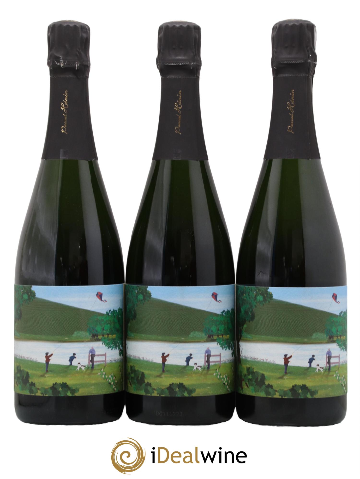 Champagne L'Etang de nos Souvenirs Maison Romain Henin - Lot de 3 bouteilles - 0