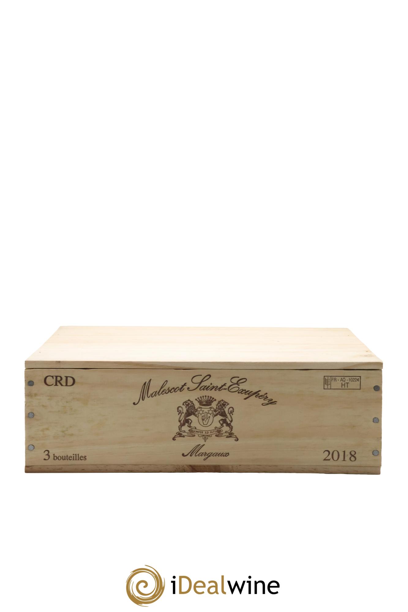Château Malescot Saint-Exupéry 3ème Grand Cru Classé 2018 - Lot de 3 bouteilles - 1