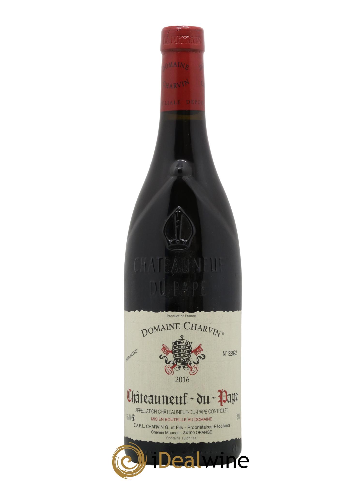 Châteauneuf-du-Pape Charvin (Domaine) 2016 - Lot de 1 bouteille - 0
