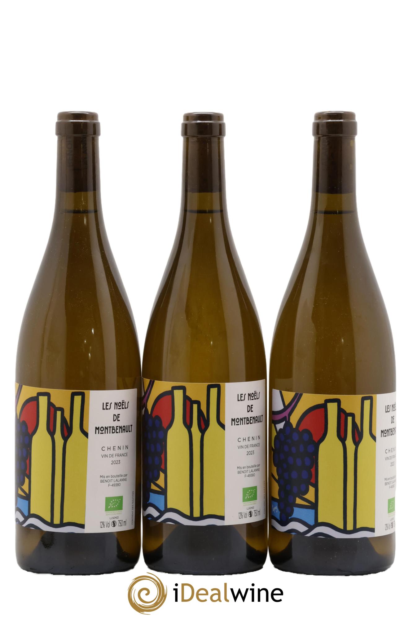 Vin de France Les Noëls de Montbenault Benoit Lalanne 2023 - Posten von 3 Flaschen - 0