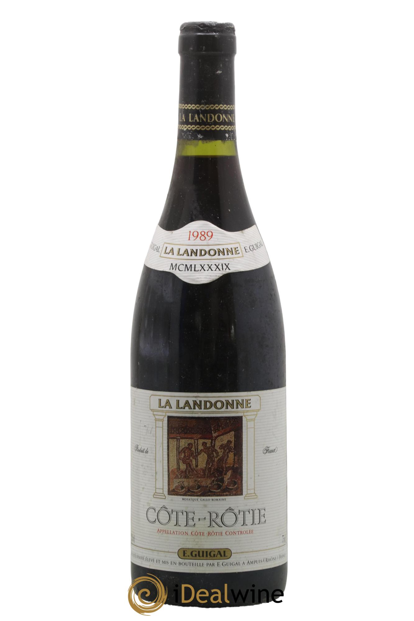 Côte-Rôtie La Landonne Guigal 1989 - Lot de 1 bouteille - 0