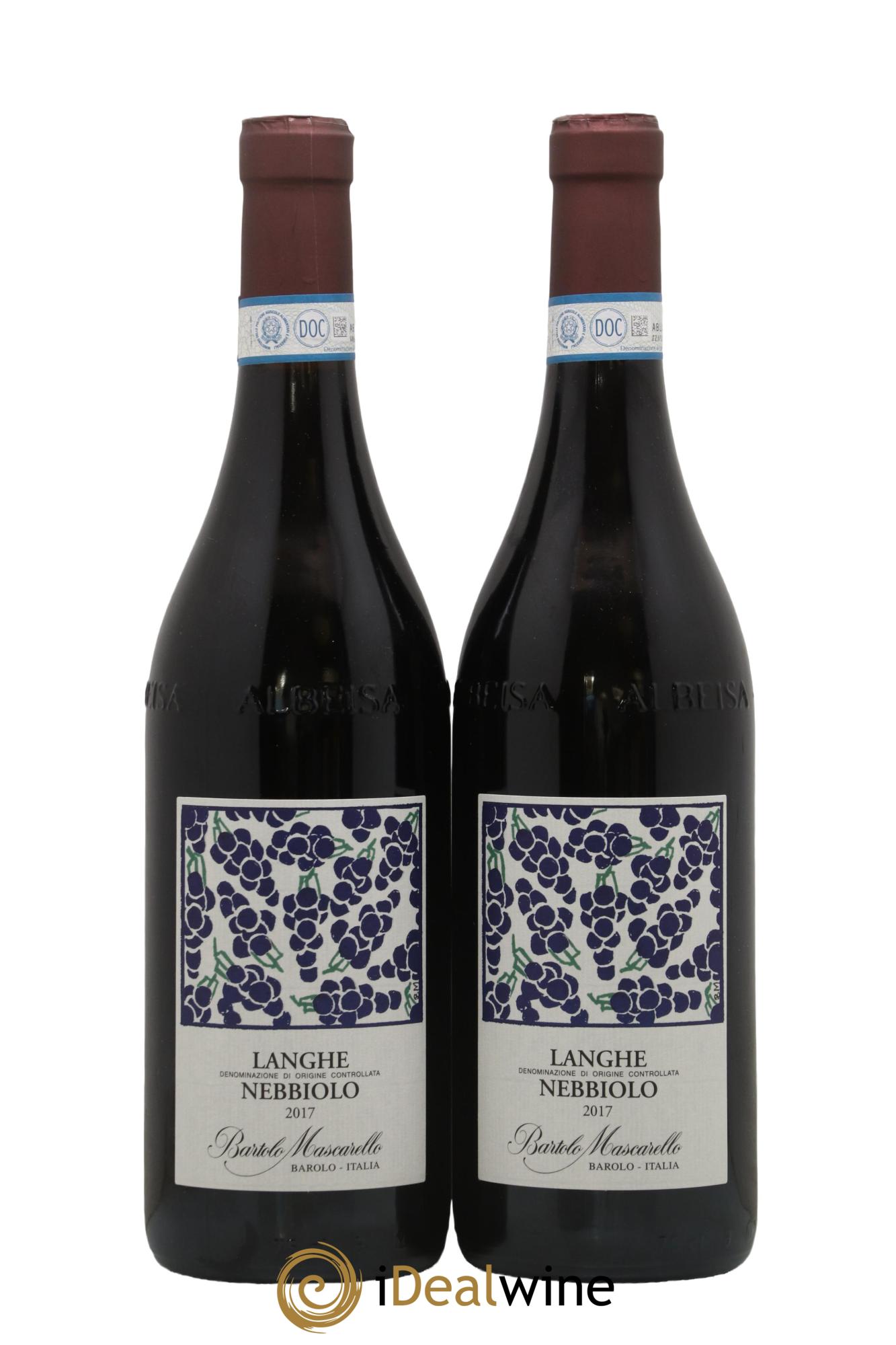 Langhe DOC Nebbiolo Bartolo Mascarello 2017 - Lot de 2 bouteilles - 0