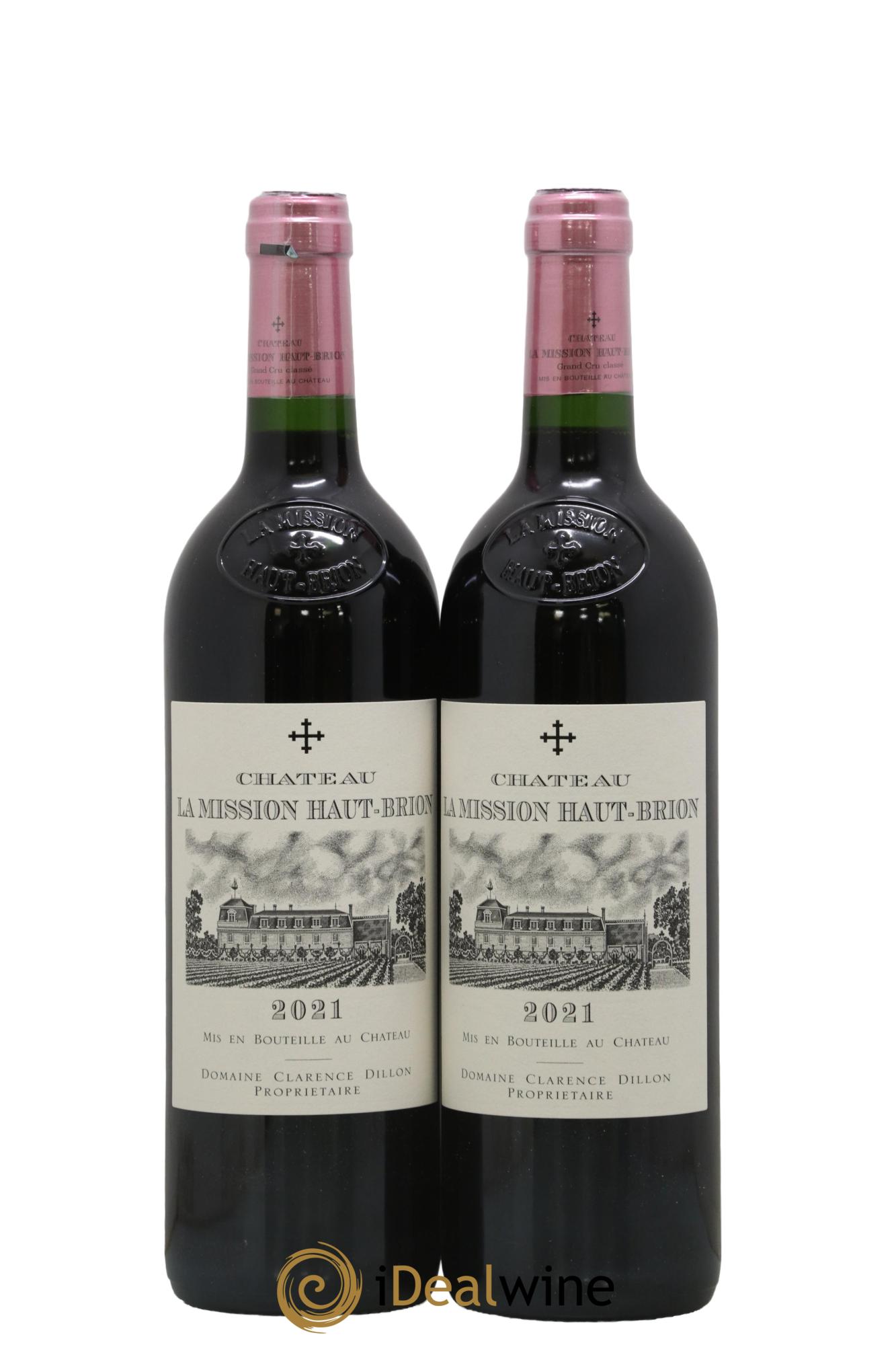 Château la Mission Haut-Brion Cru Classé de Graves 2021 - Lot de 2 bouteilles - 1