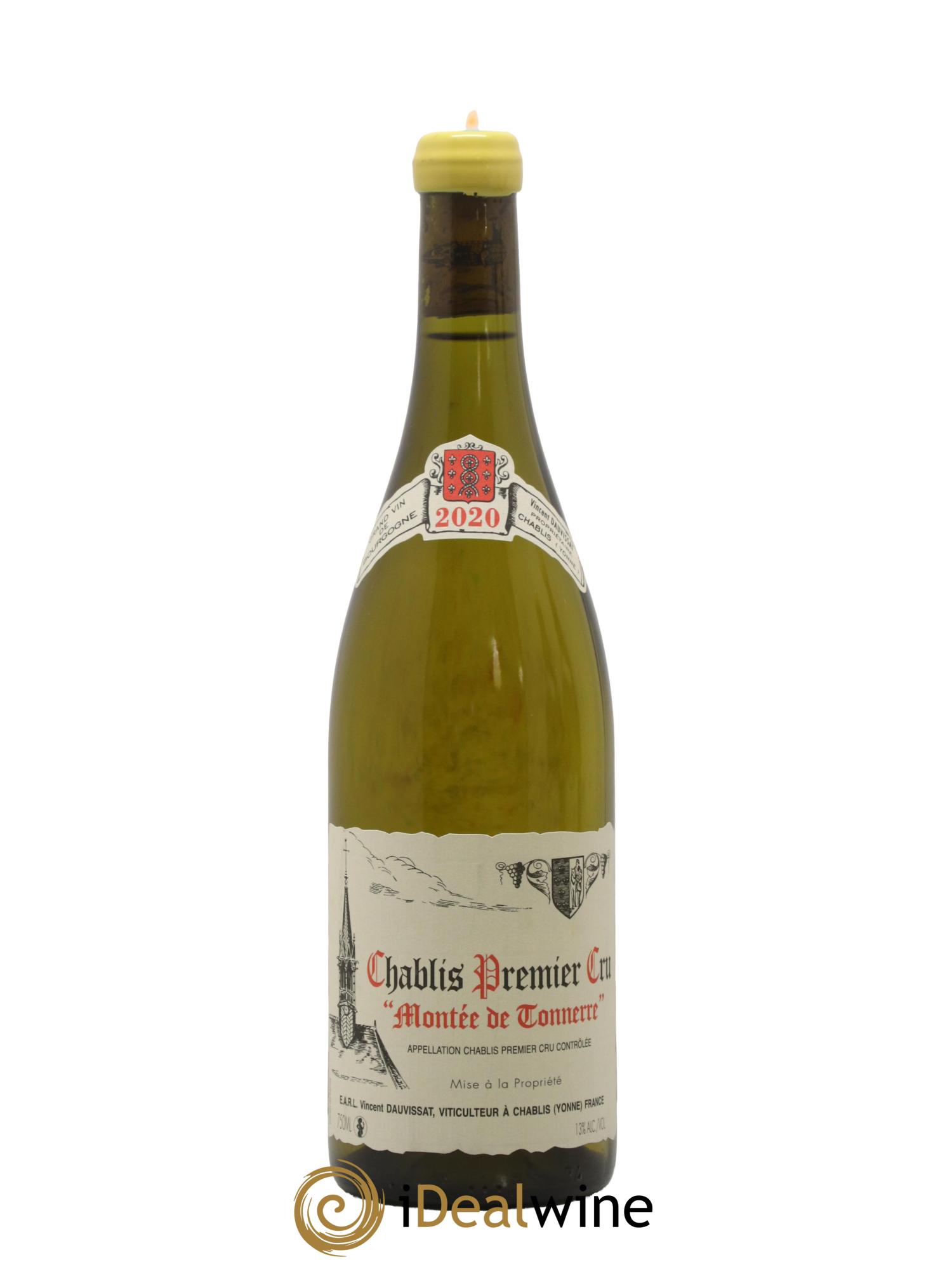Chablis 1er Cru Montée de Tonnerre Vincent Dauvissat (Domaine) 2020 - Lot de 1 bouteille - 0