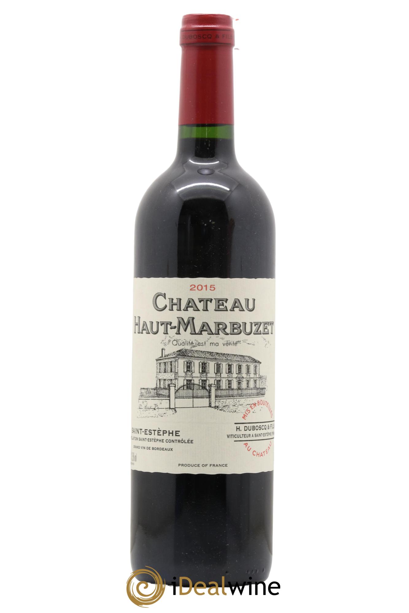 Château Haut Marbuzet 2015 - Lot de 1 bouteille - 0