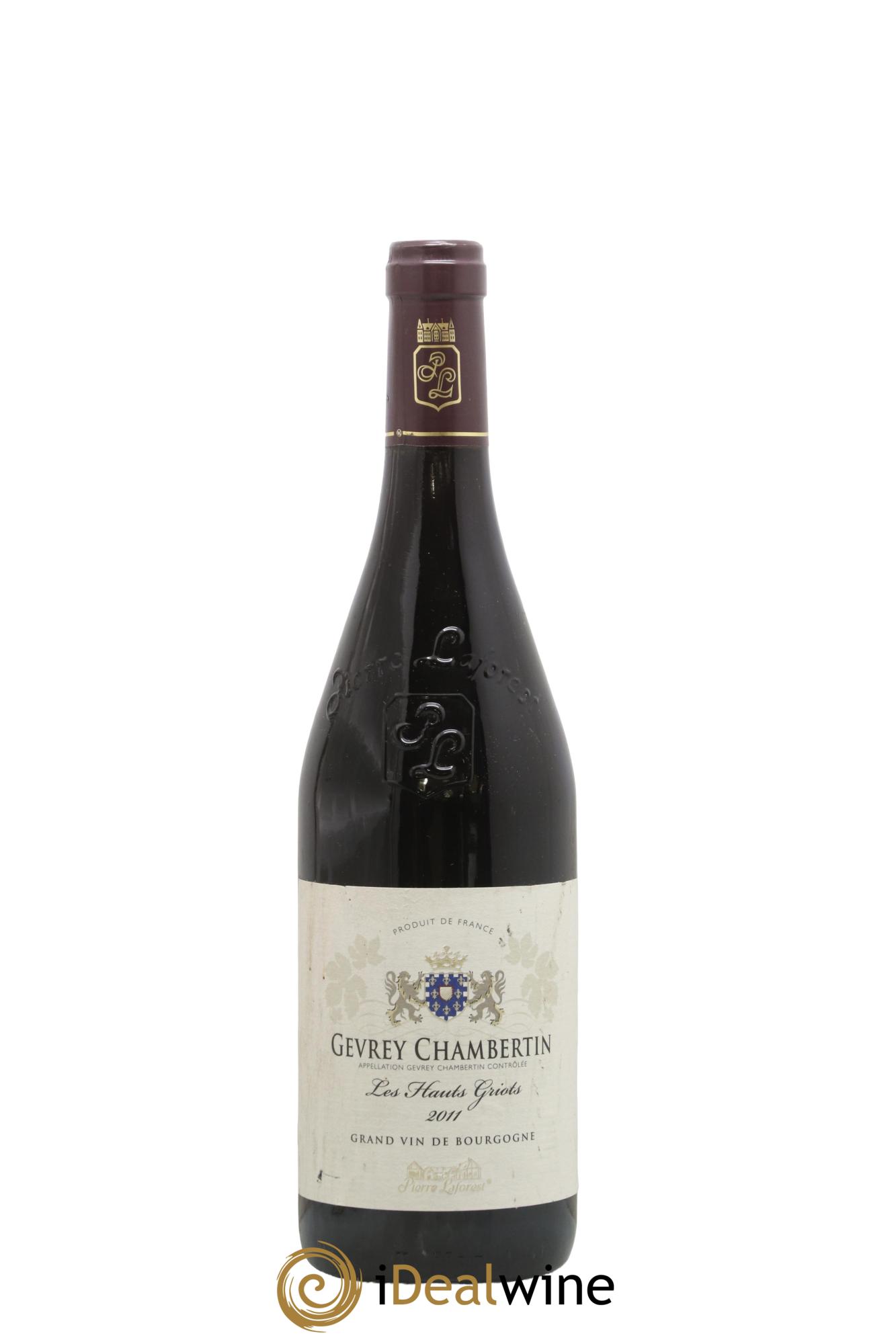 Gevrey-Chambertin Les Hauts Griots Pierre Laforest 2011 - Lot de 1 bouteille - 0
