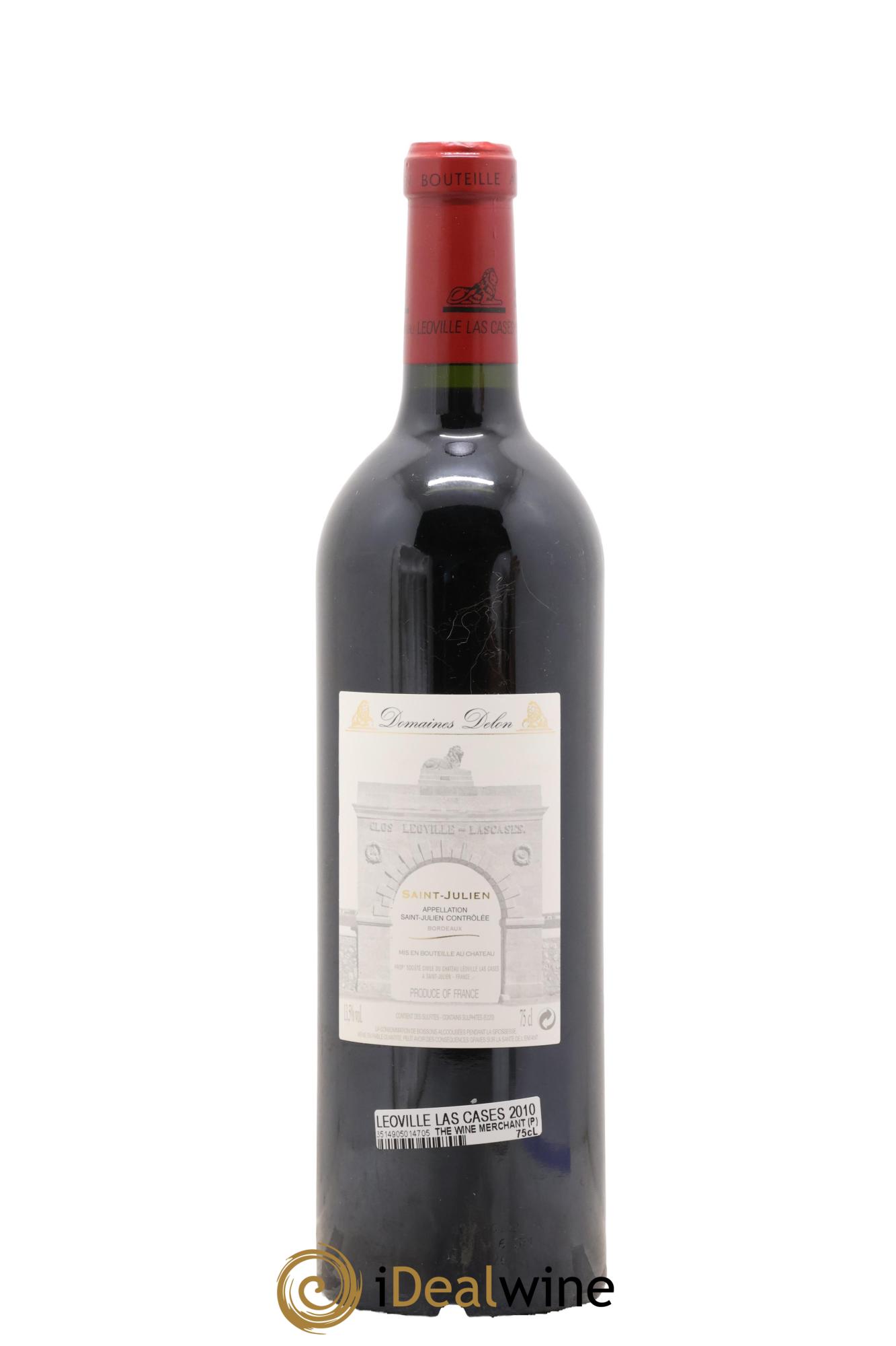 Château Léoville Las Cases 2ème Grand Cru Classé 2010 - Lot of 1 bottle - 1
