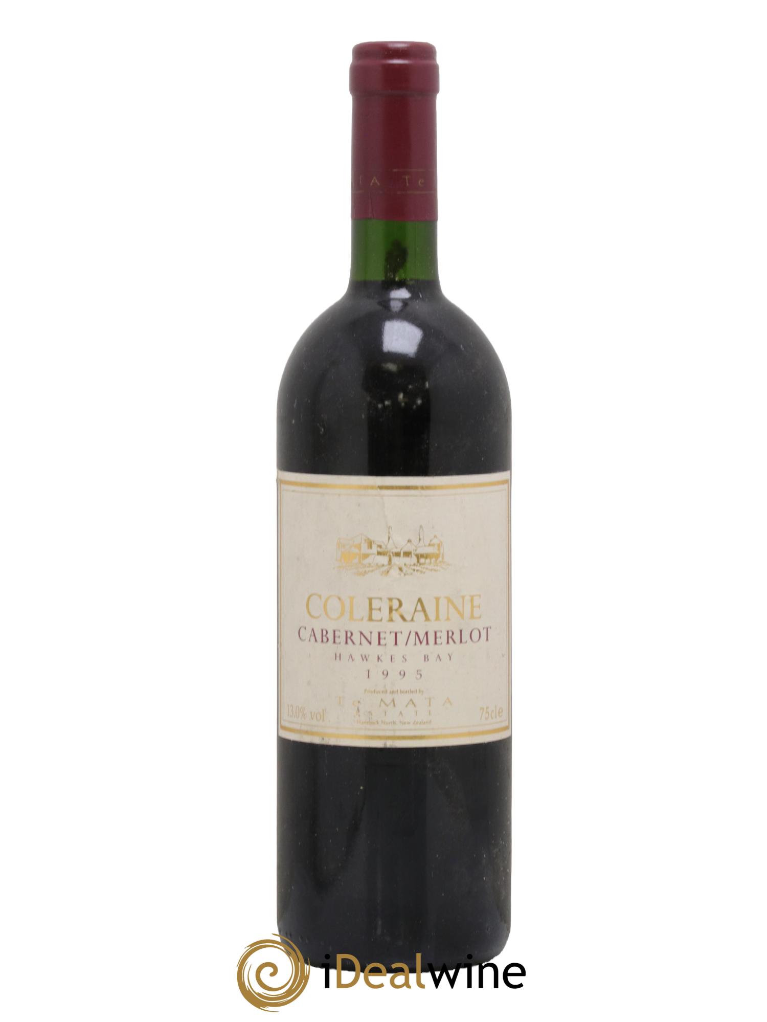 Nouvelle Zélande Coleraine Cabernet Merlot Te Mata 1995 - Lot of 1 bottle - 0