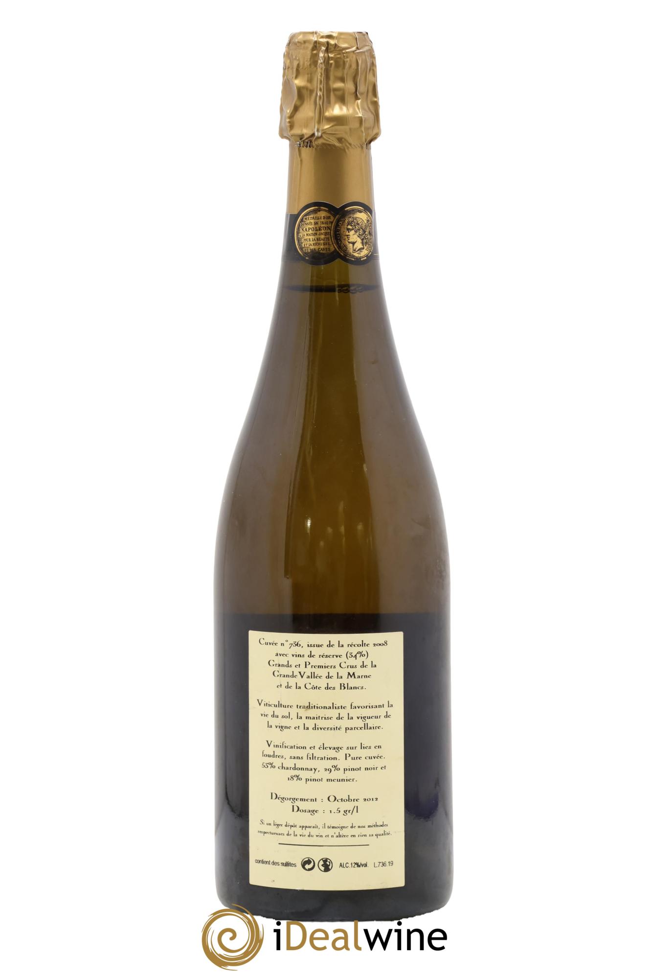 Cuvée 736 Jacquesson - Lotto di 1 bottiglia - 1