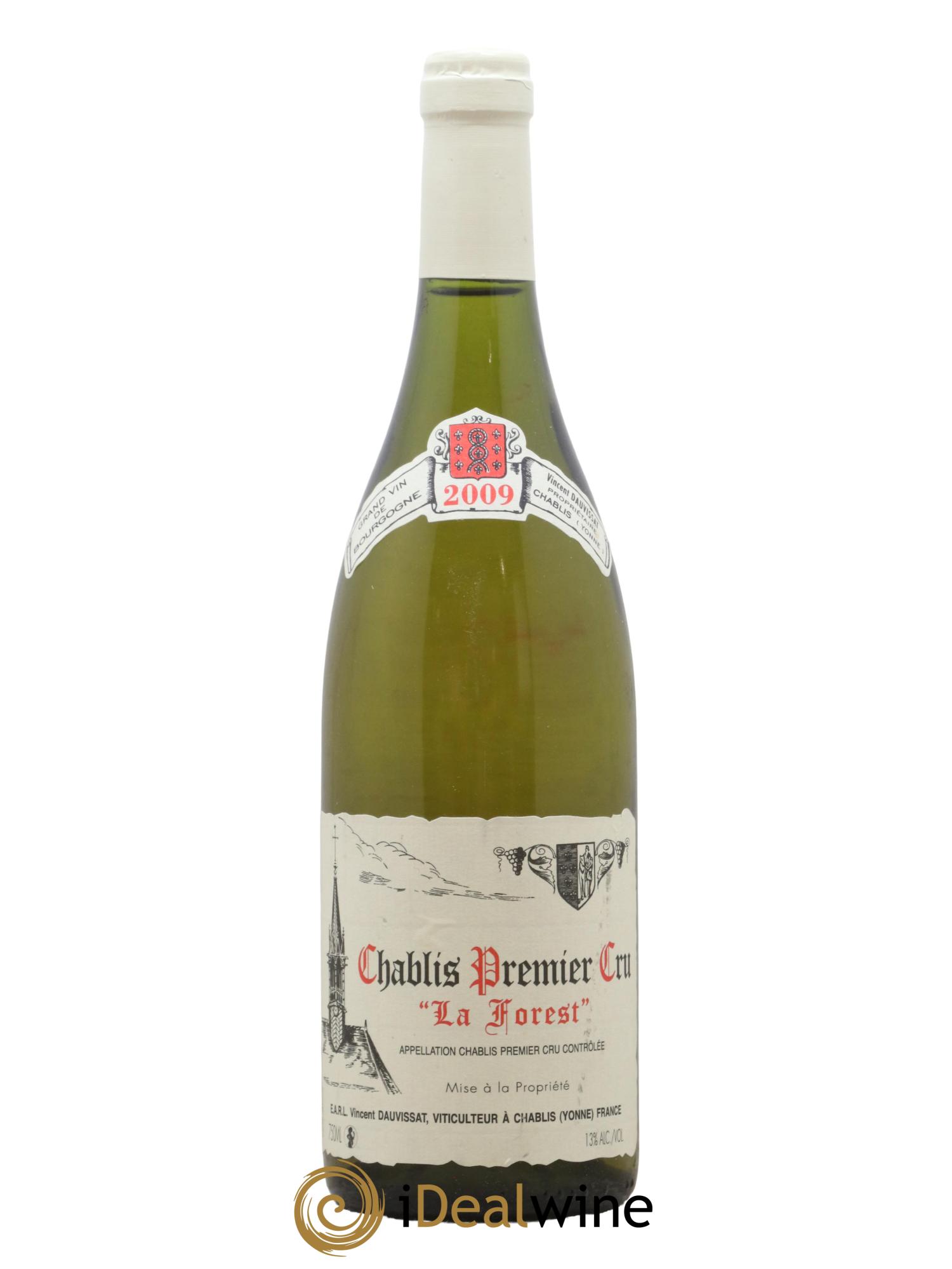 Chablis 1er Cru La Forest Vincent Dauvissat (Domaine) 2009 - Lot de 1 bouteille - 0