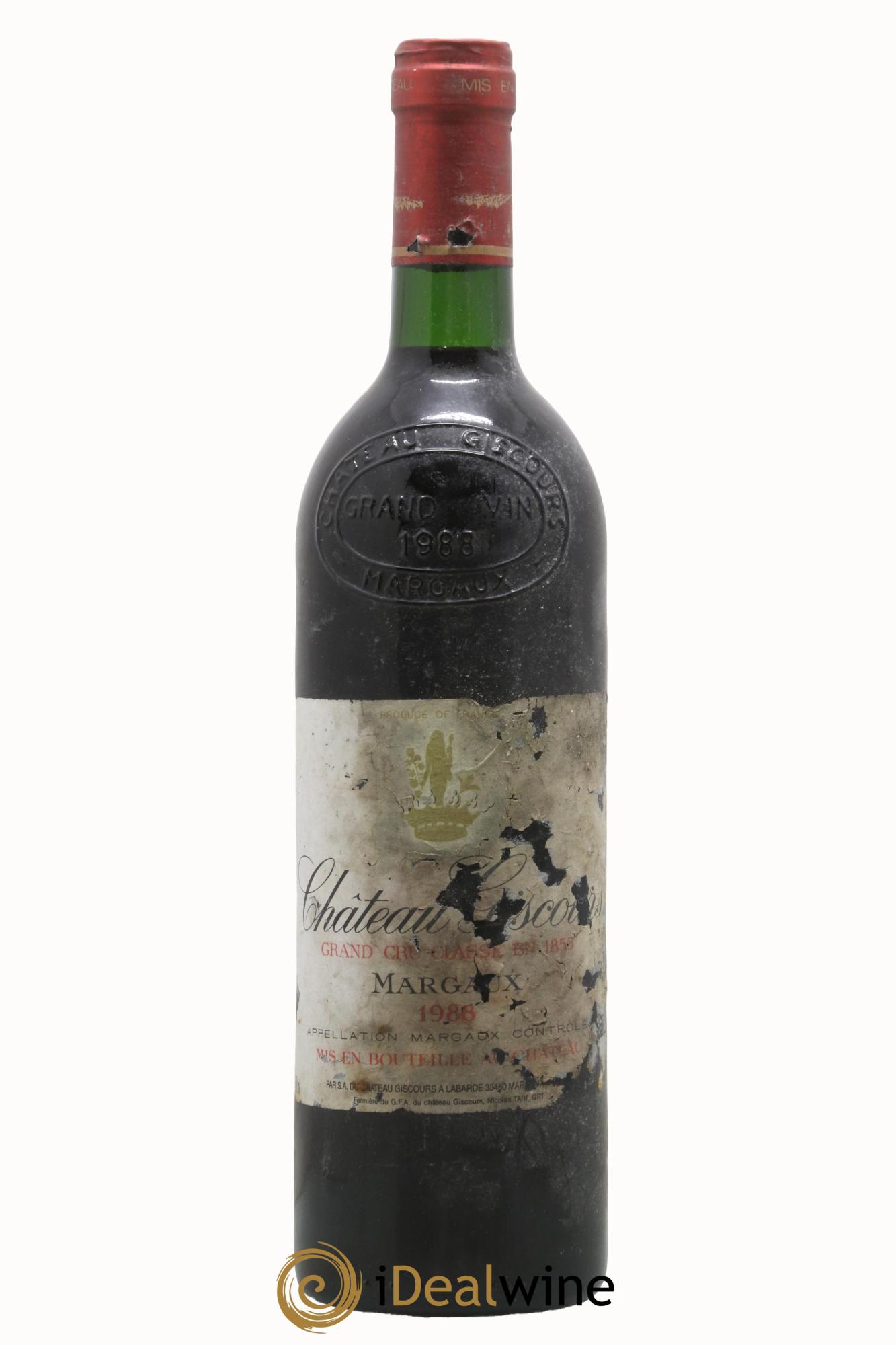 Château Giscours 3ème Grand Cru Classé 1988 - Lot of 1 bottle - 0