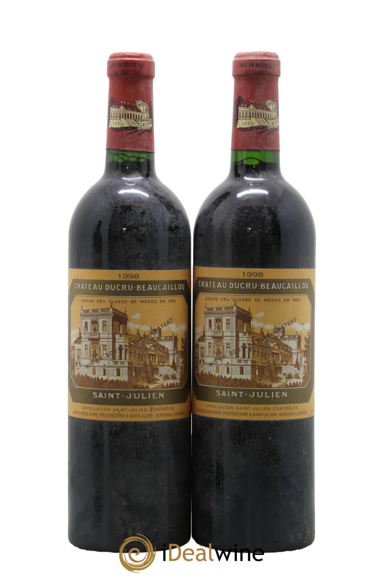 Château Ducru Beaucaillou 2ème Grand Cru Classé 1998 - Lot de 2 bouteilles - 0