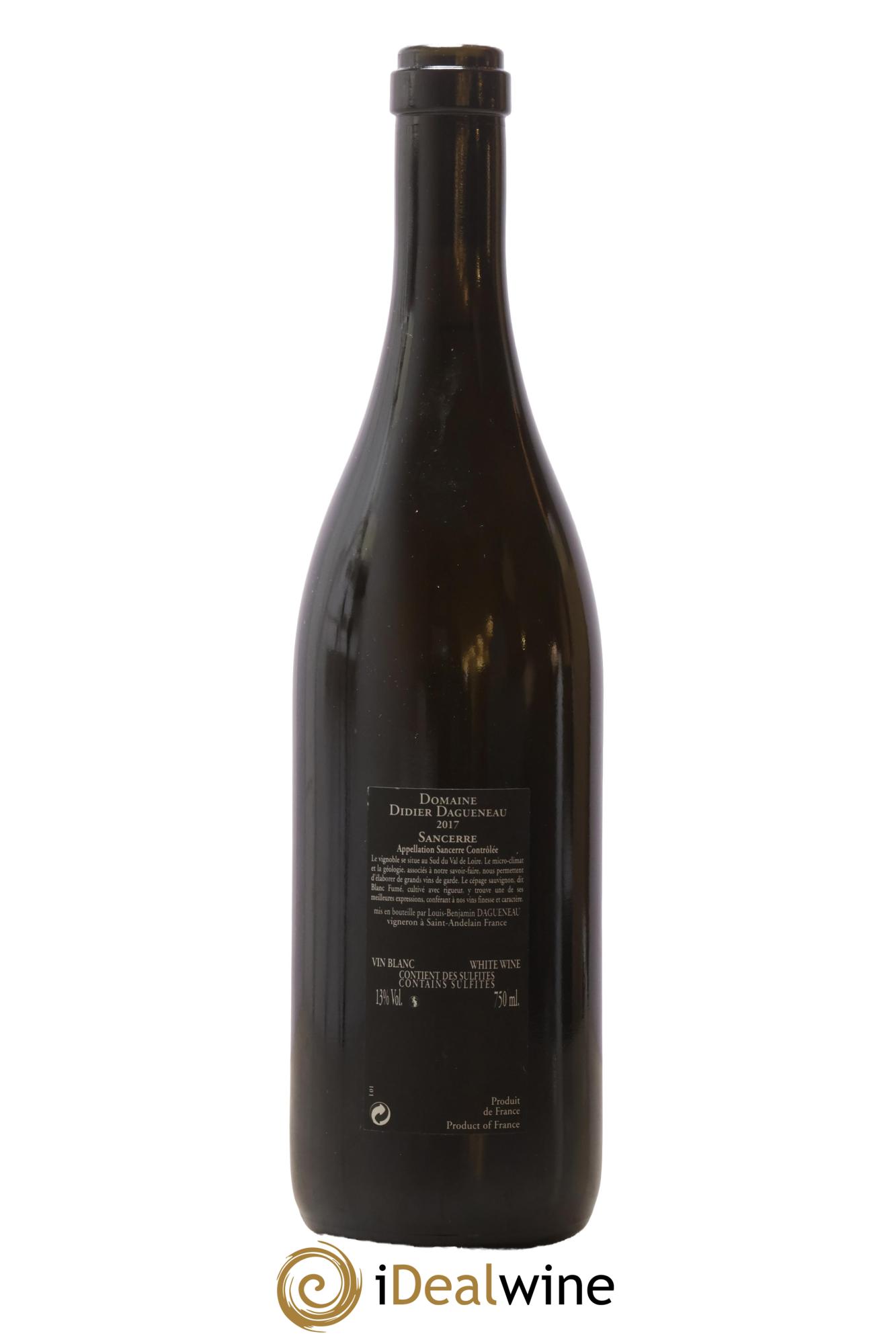 Sancerre Le Mont Damné Chavignol Dagueneau (Domaine Didier - Louis-Benjamin)  2017 - Lotto di 1 bottiglia - 1
