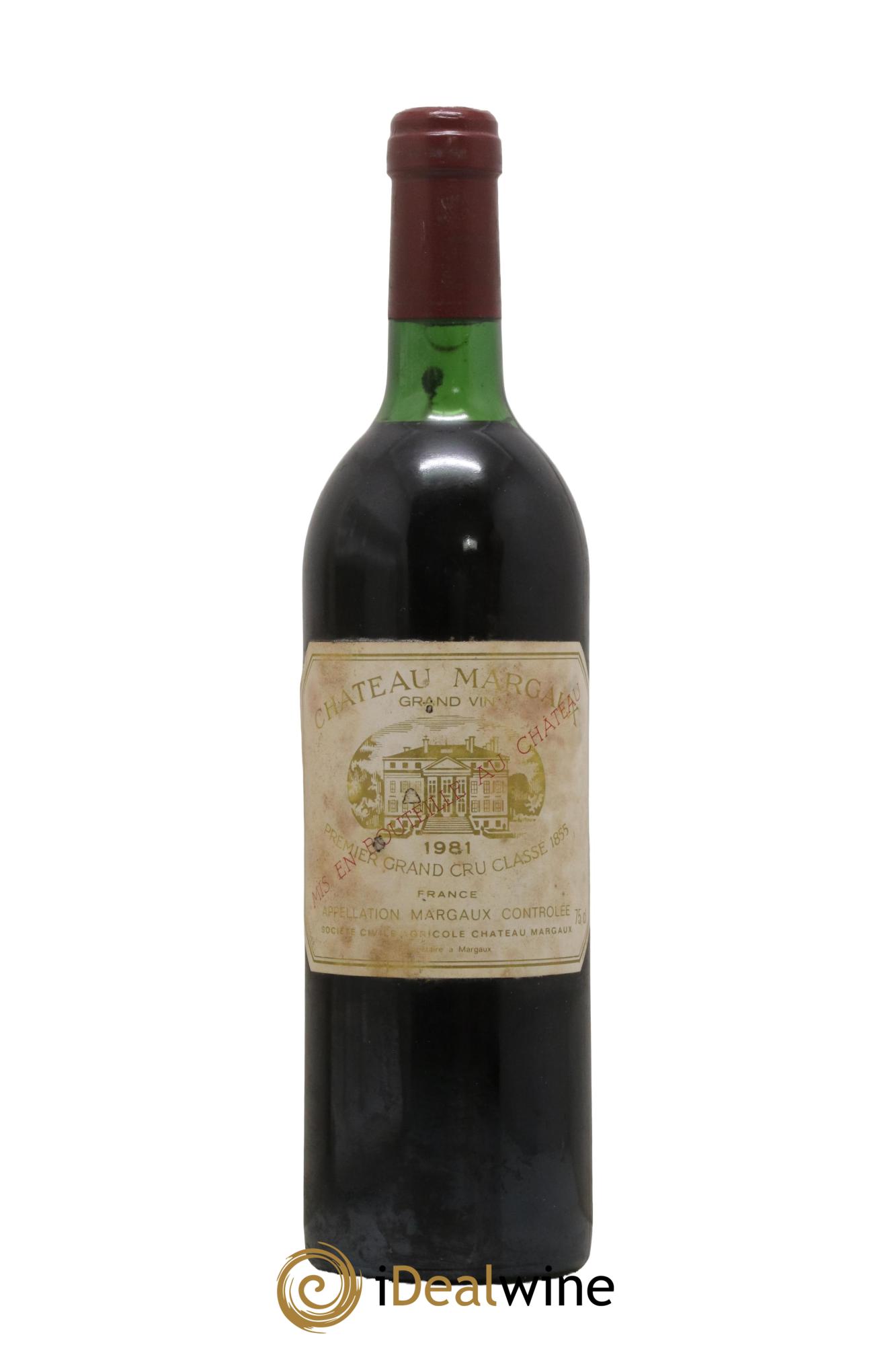 Château Margaux 1er Grand Cru Classé 1981 - Lot of 1 bottle - 0