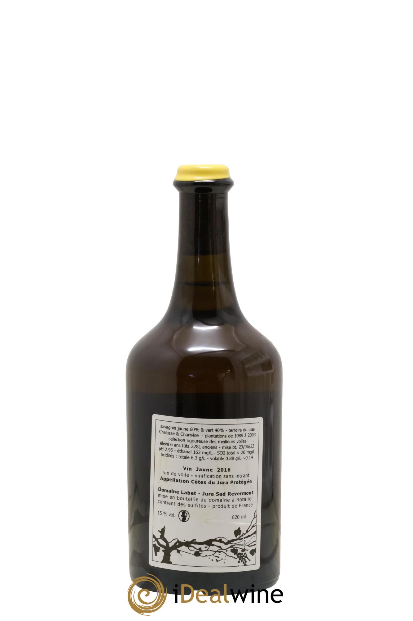 Côtes du Jura Vin Jaune Romain - Julien  - Charline Labet 2016 - Lot of 1 bottle - 1